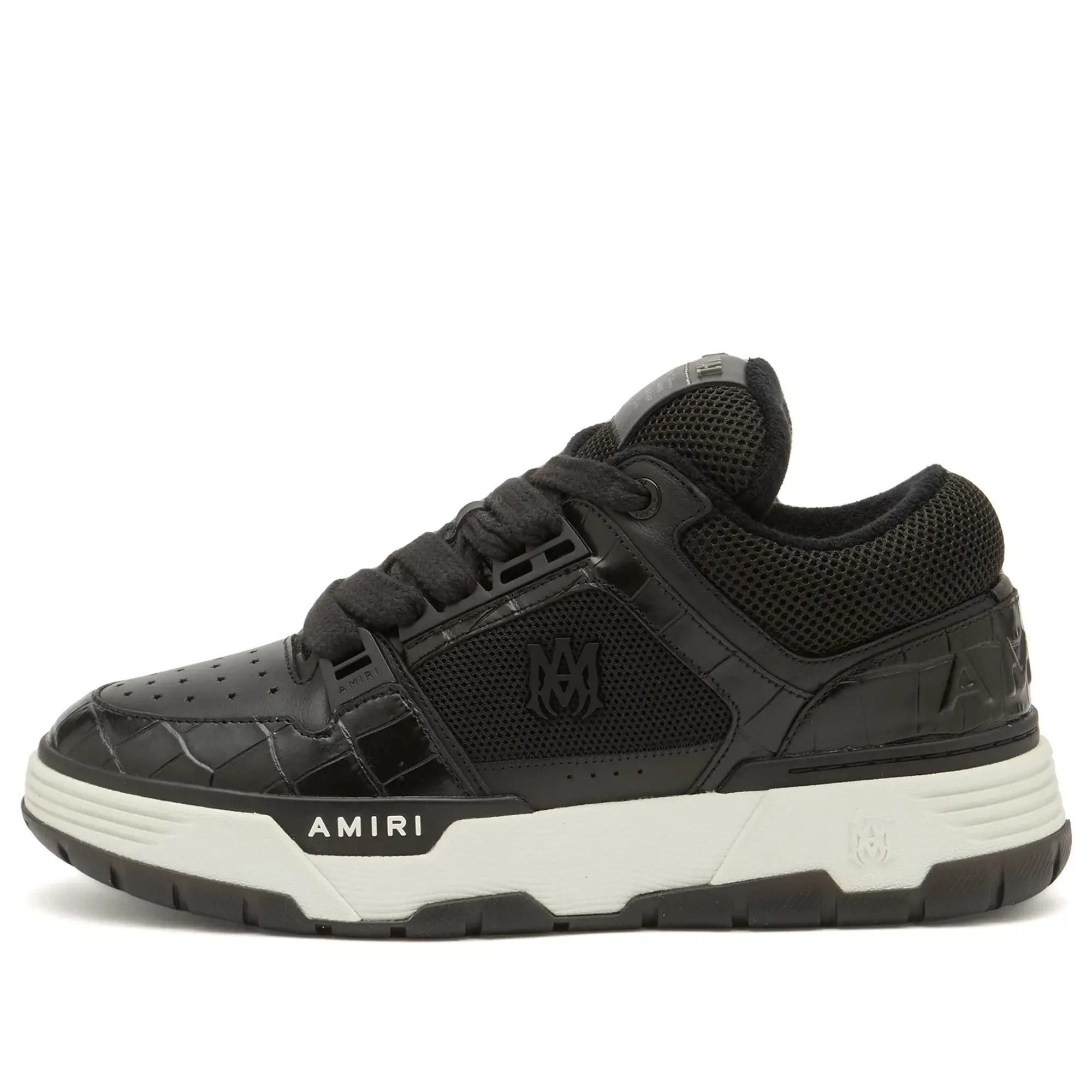 AMIRI Men's Croc Debossed MA-1 Black