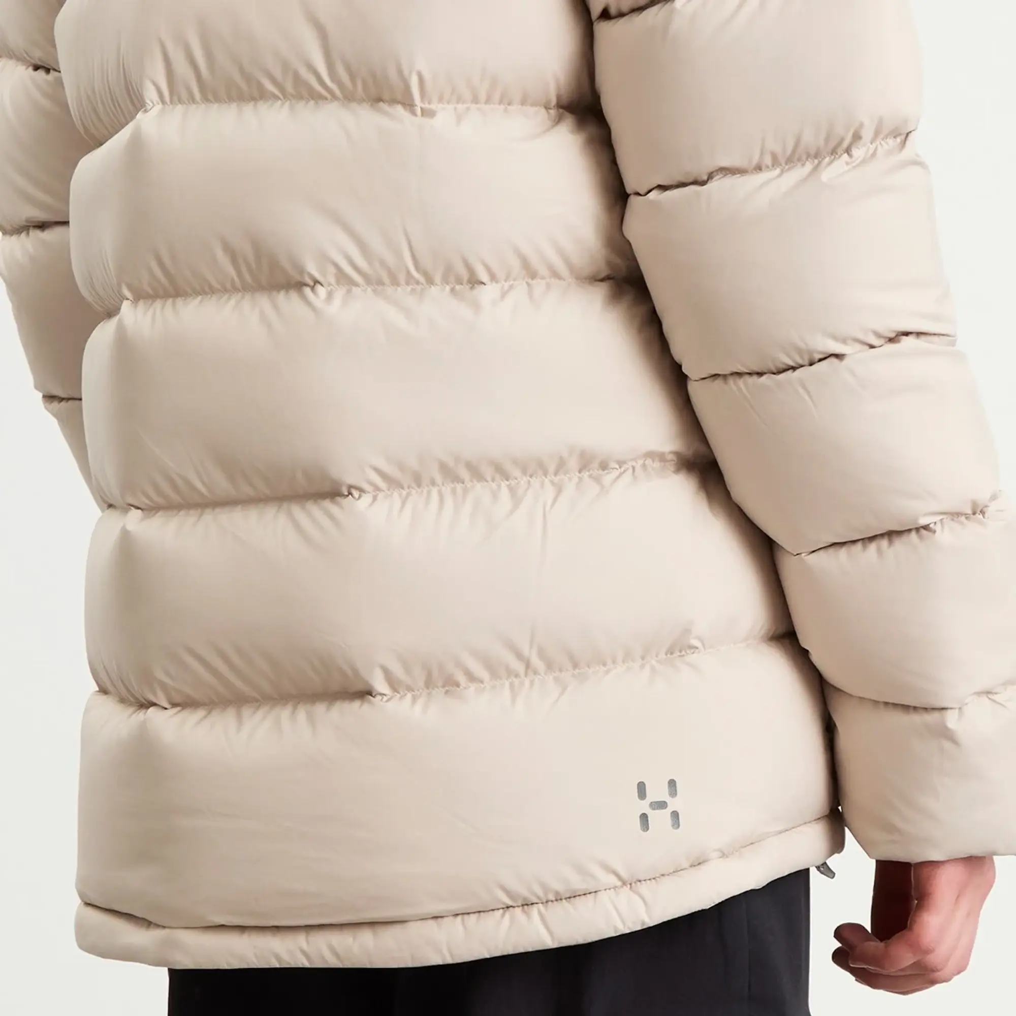 Haglöfs Men's Rosson Pertex Down Hooded Jacket Chalk Beige