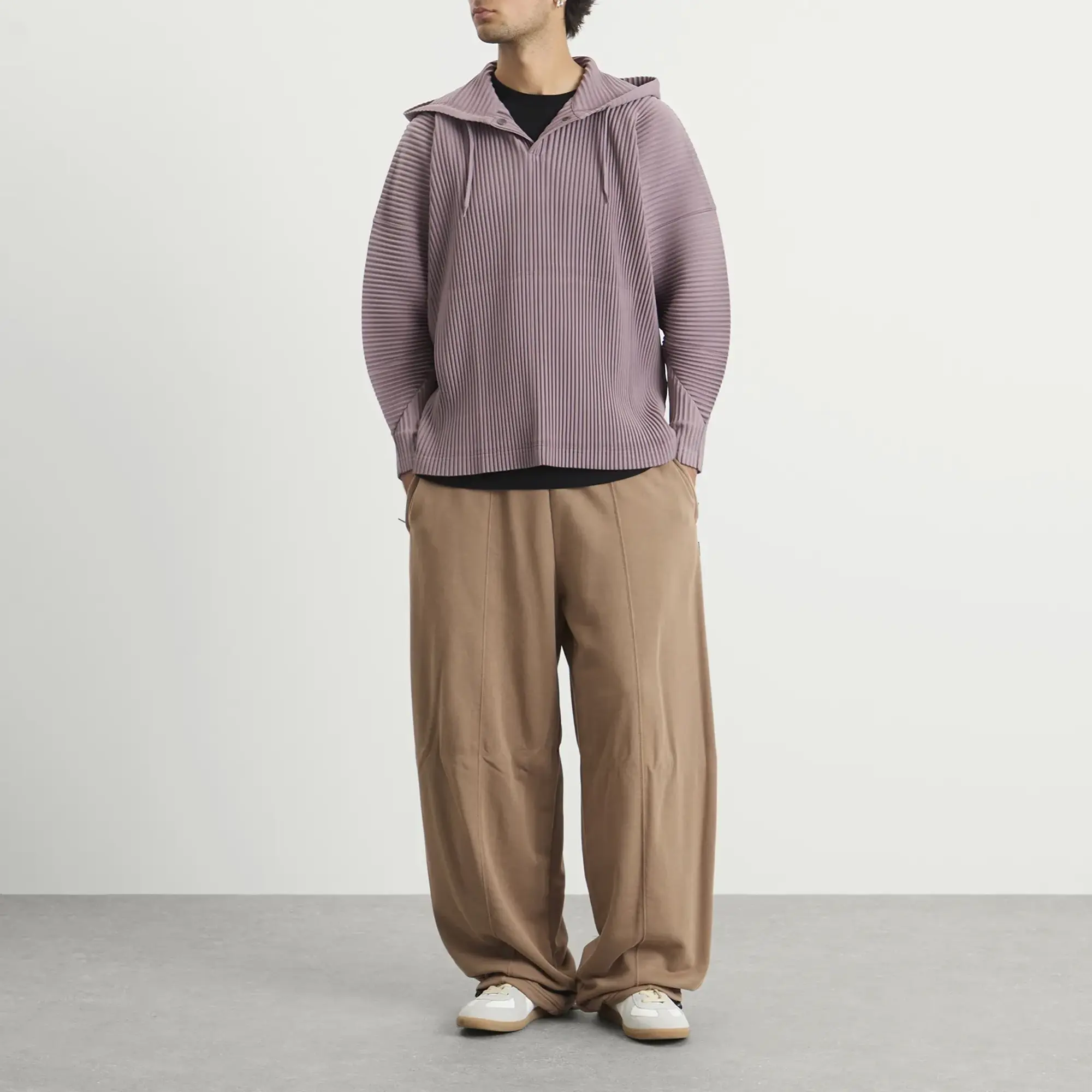 Homme Plissé Popover Hoody Seaside Purple