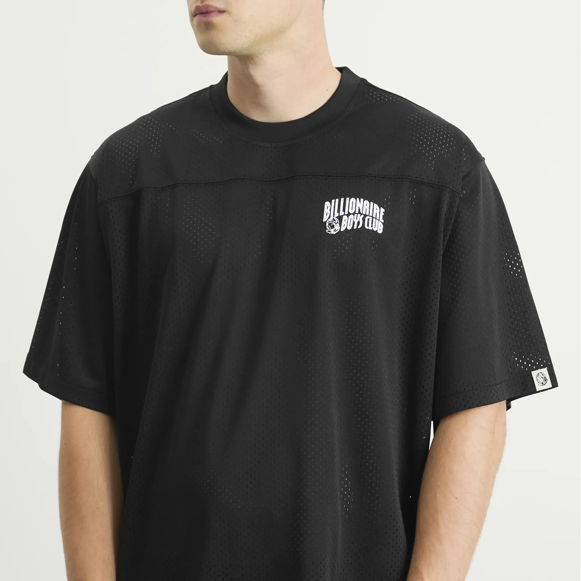 Billionaire Boys Club Men's Small Arch Logo Sports Jersey Black