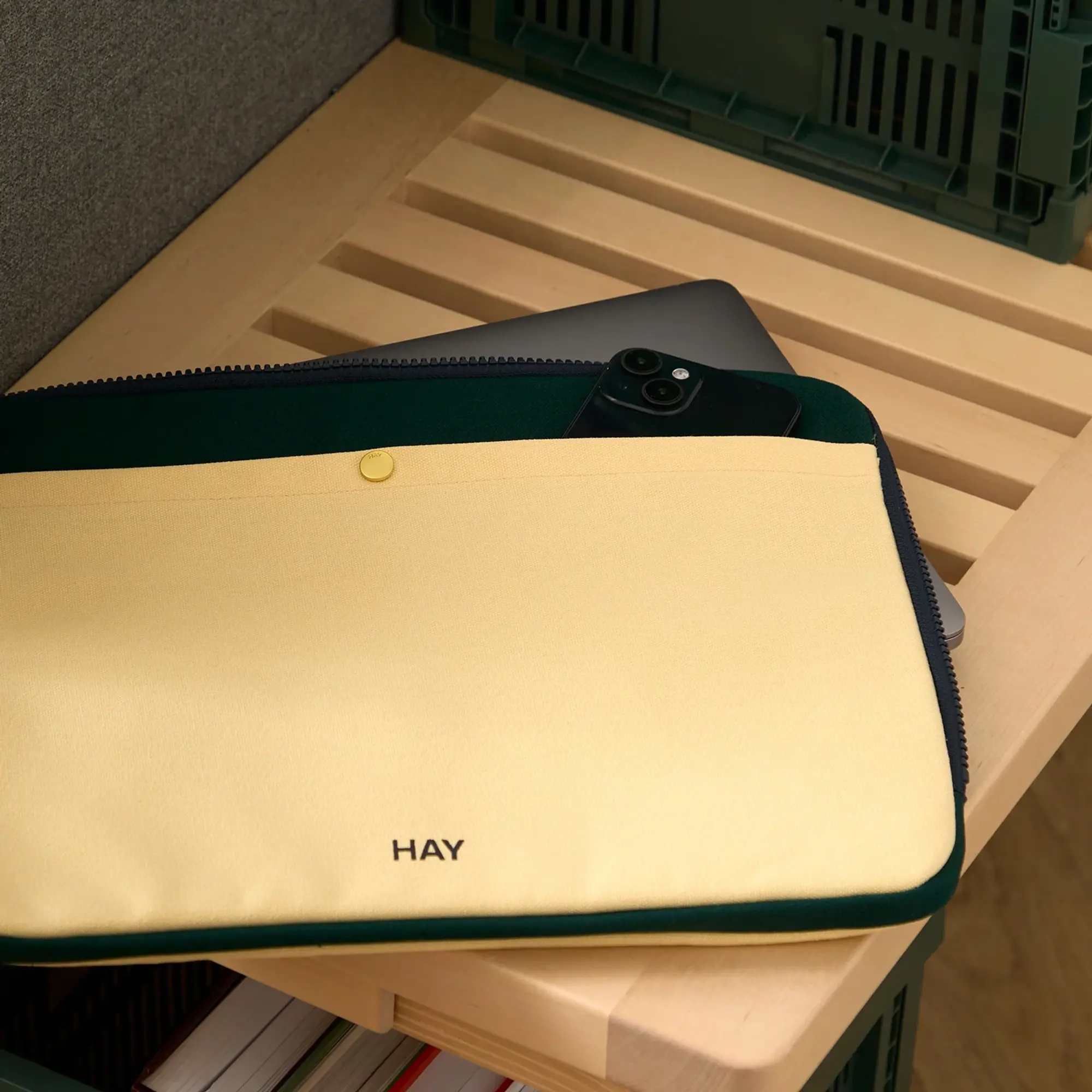 HAY Multi Laptop Cover Soft Yellow Multi