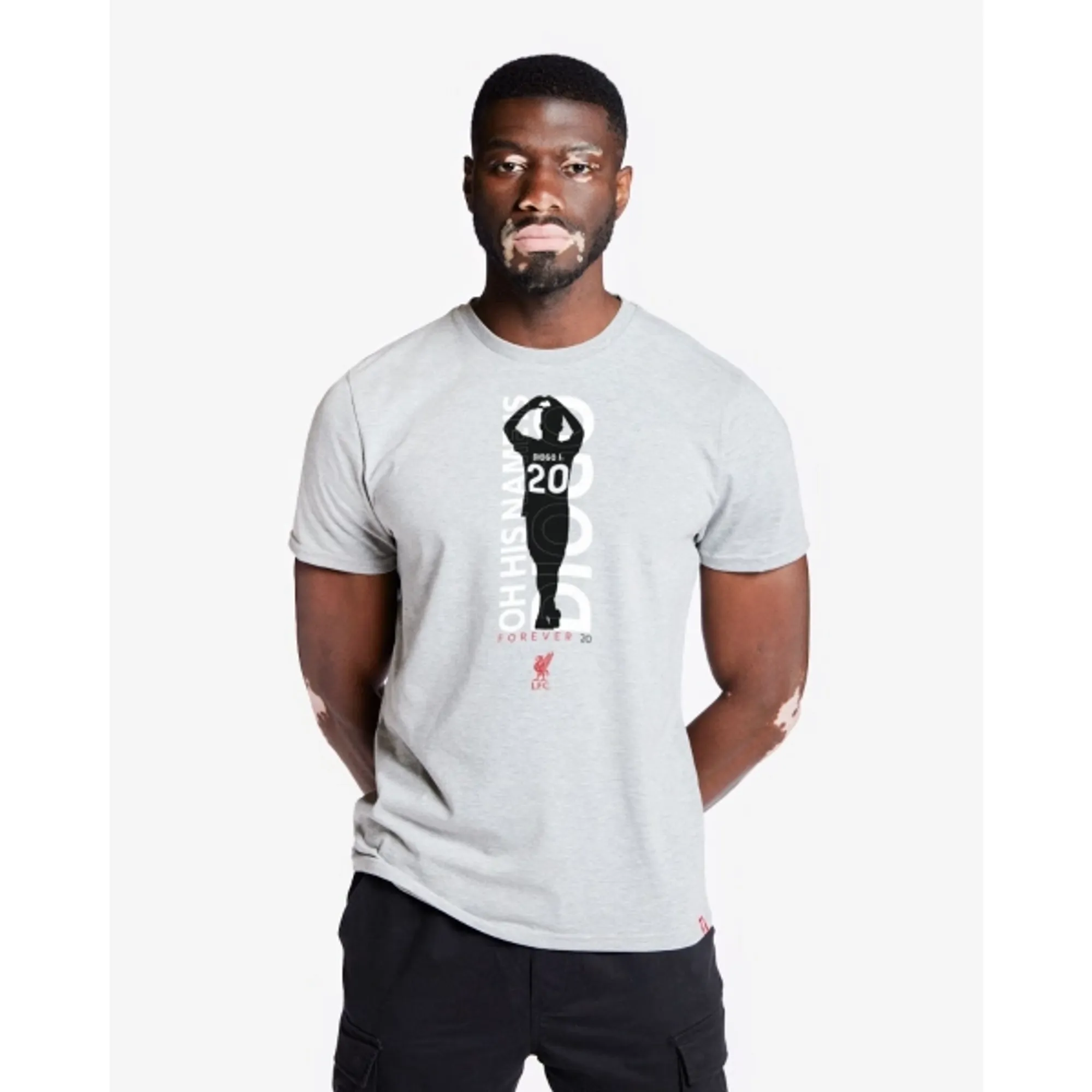 LFC Adults Diogo Jota Forever 20 Tee Grey