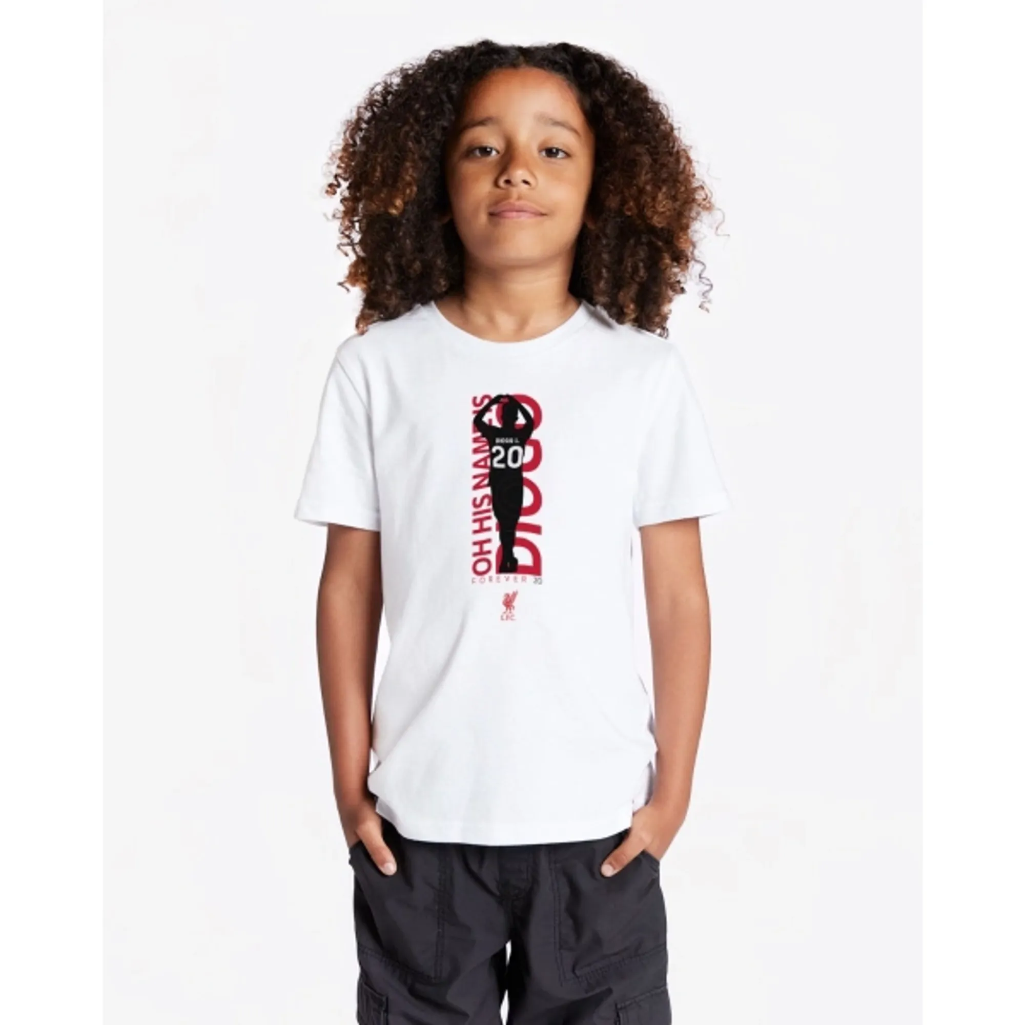LFC Junior Diogo Jota Forever 20 Tee White