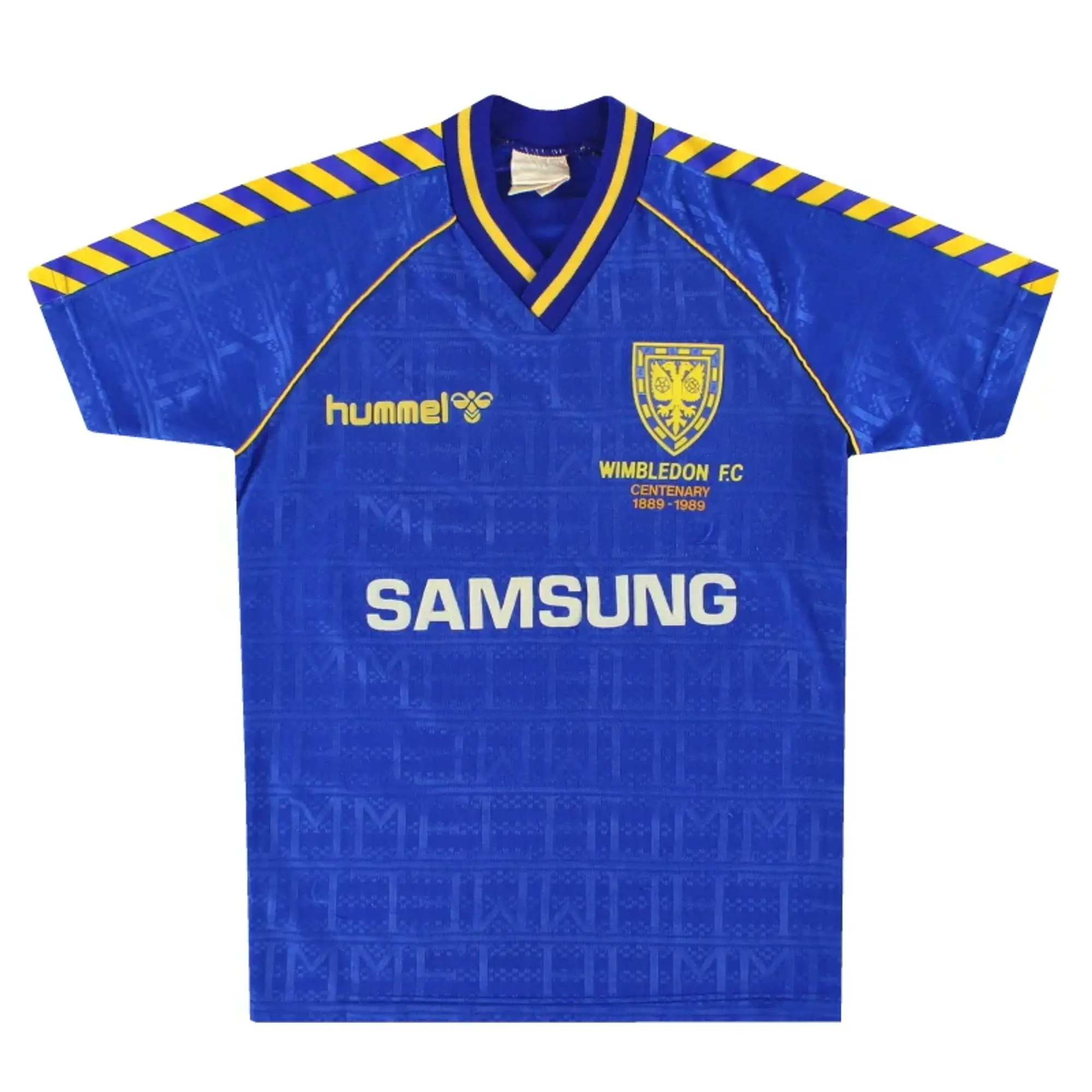1989-90 Wimbledon Hummel Home Shirt Y - Wimbledon / Very Good 