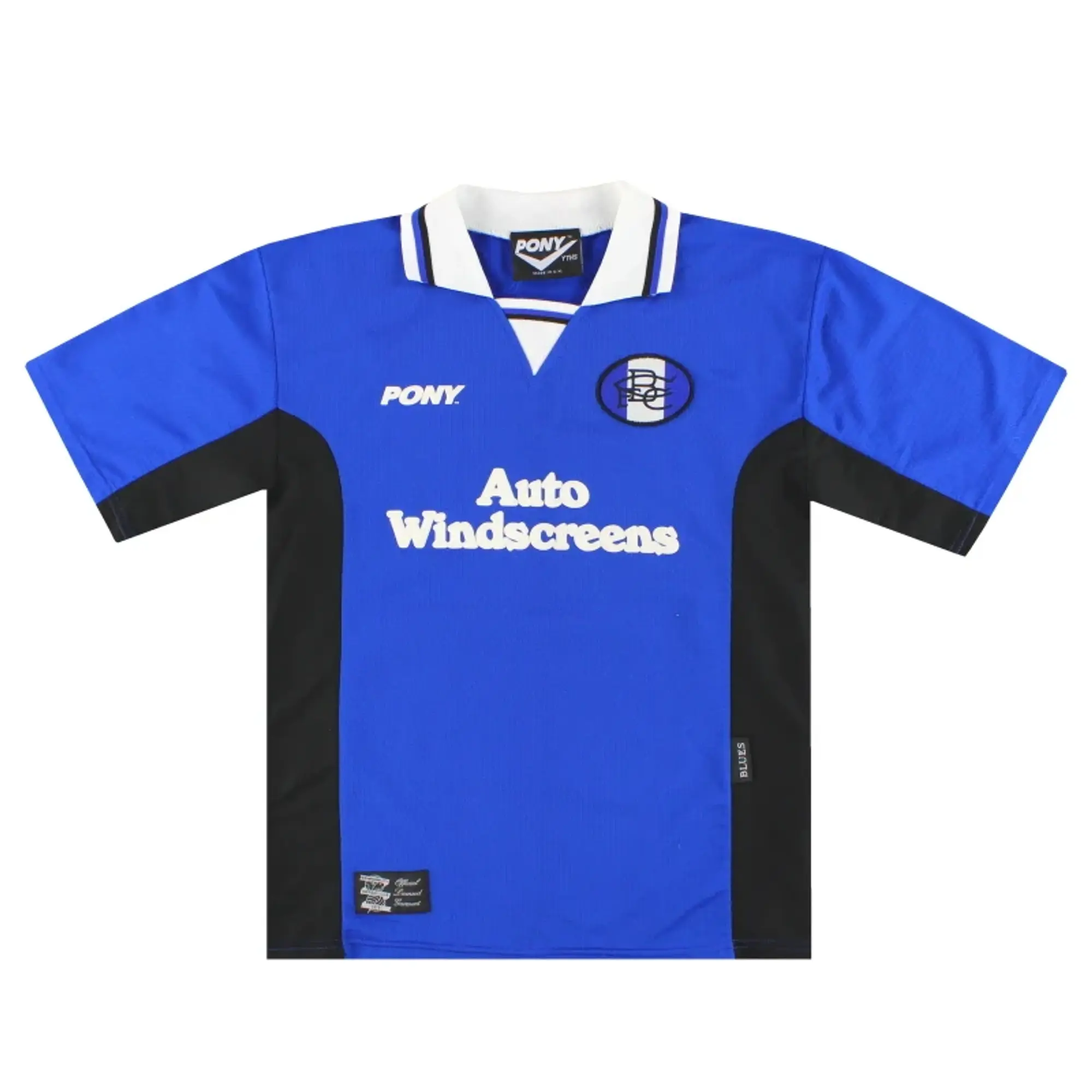 1996-97 Birmingham Pony Home Shirt Y - Birmingham City / Very Good 