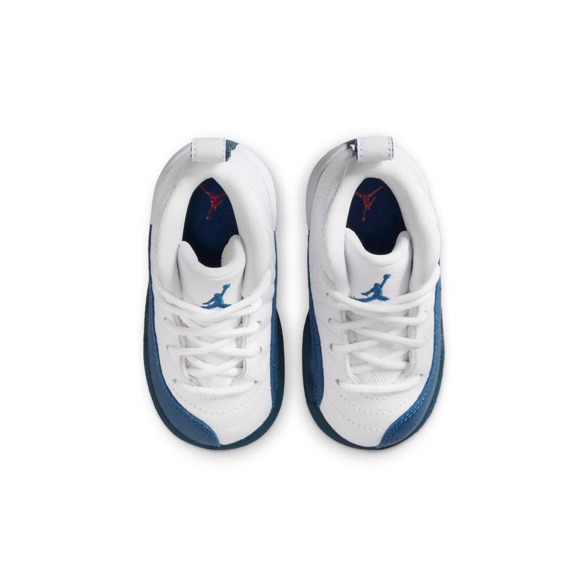 Nike Jordan 12 Retro 'French Blue' Baby/Toddler Shoes - White