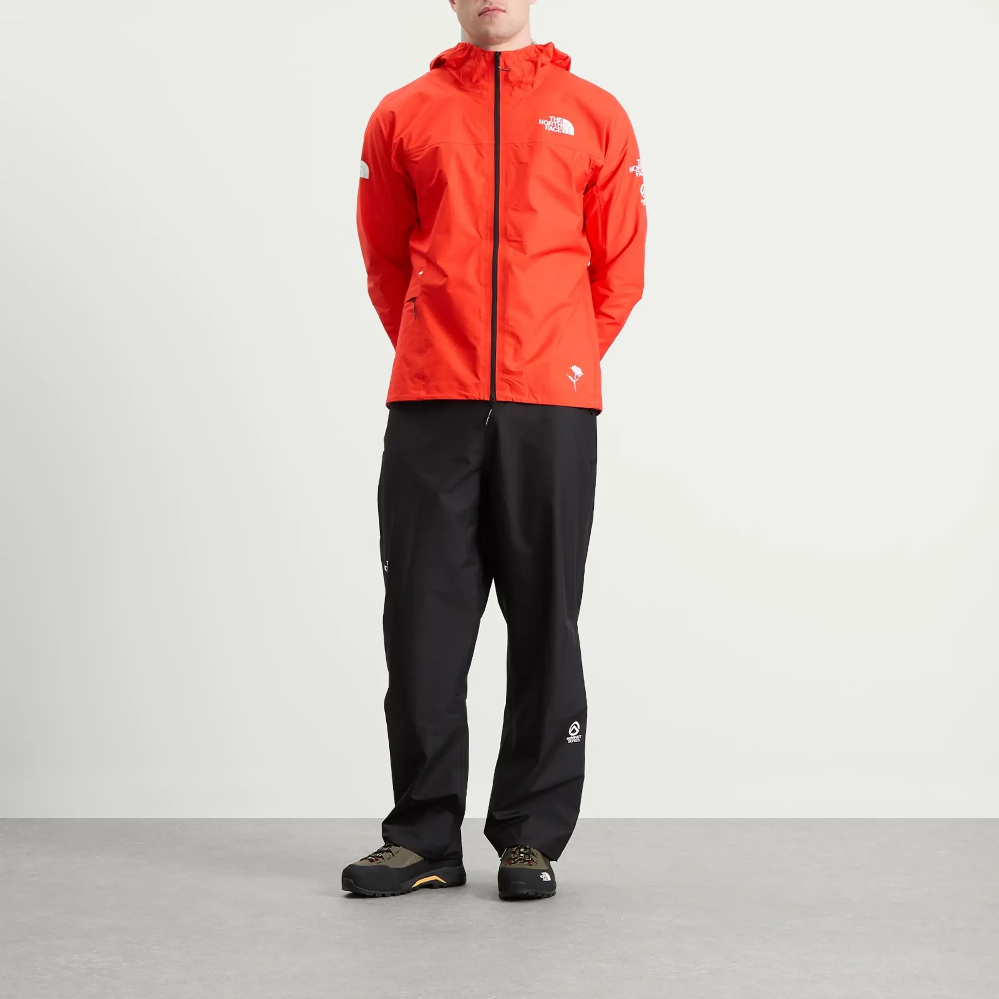 The North Face Men's Summit Series FL Superior Print Jacket Acrylic Orange