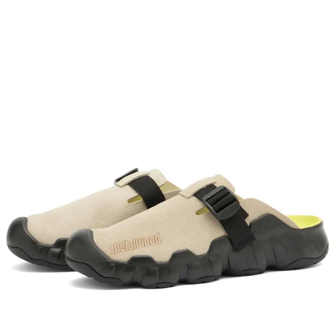 Keen Men's x Metalwood Hyperport Leather Clog Plaza Taupe/Black