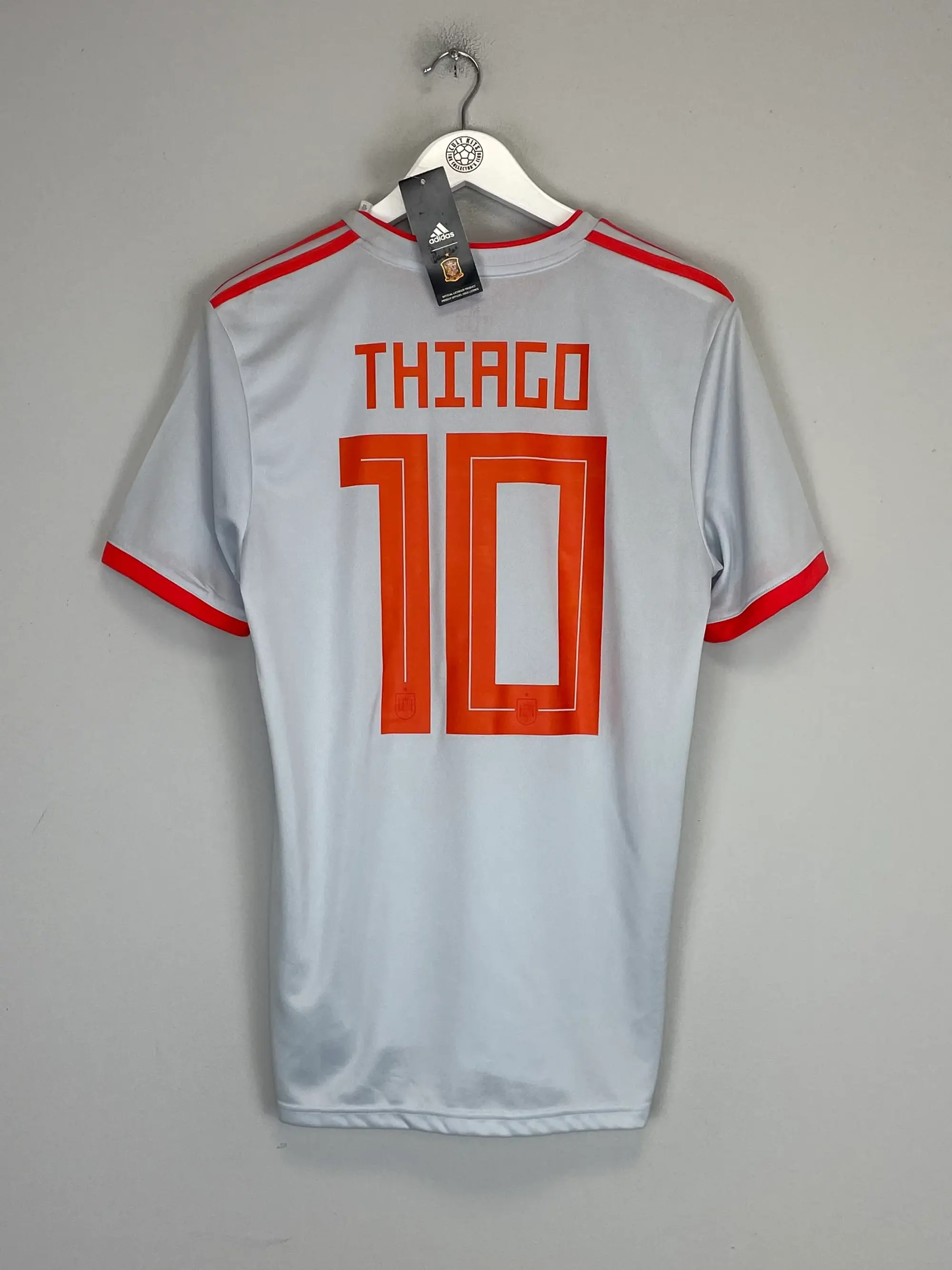 2018/19 SPAIN THIAGO #10 *BNWT* AWAY SHIRT (M) ADIDAS | CULT KITS