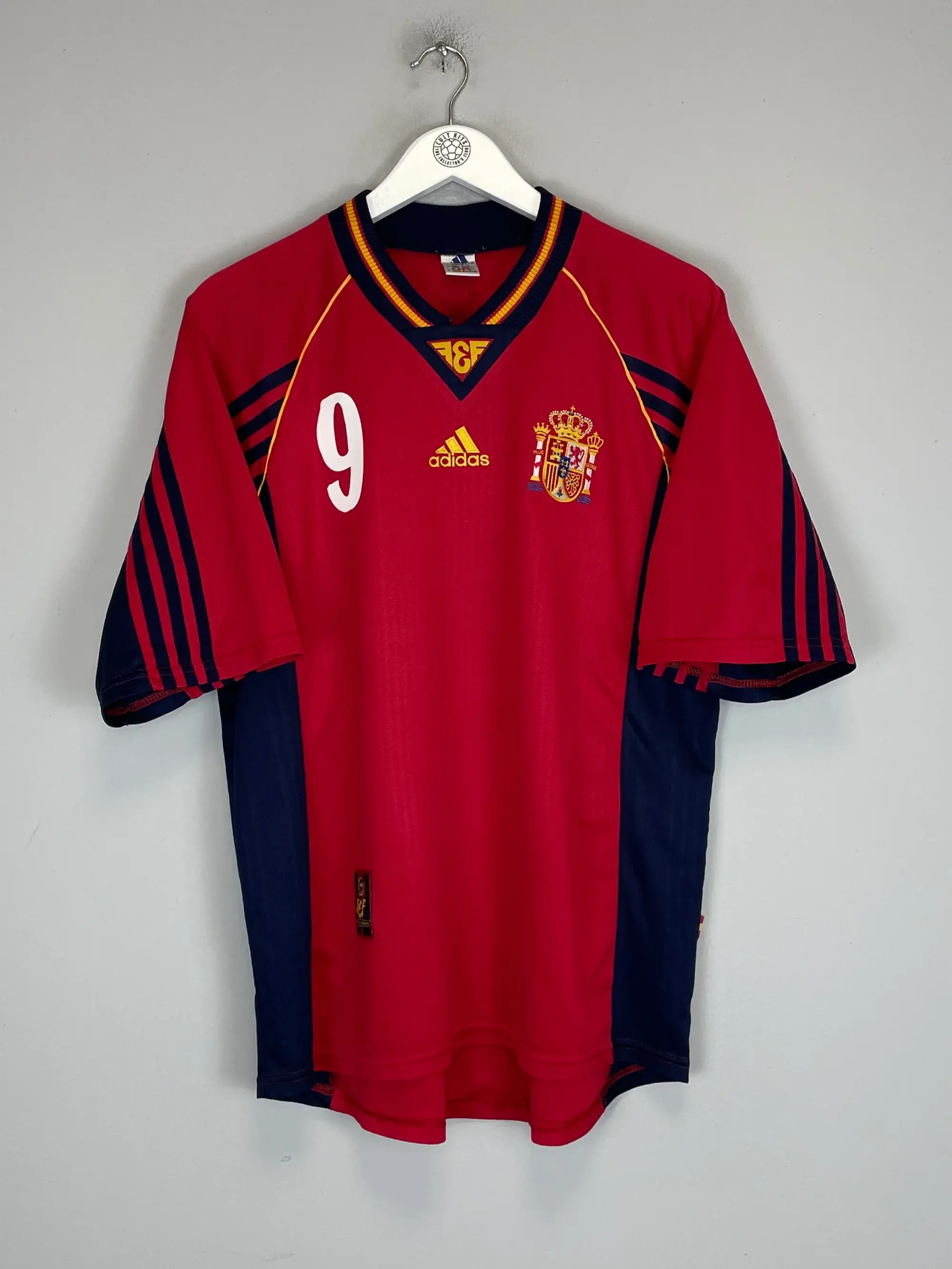 1998/99 SPAIN PIZZI #9 HOME SHIRT (L) ADIDAS | CULT KITS