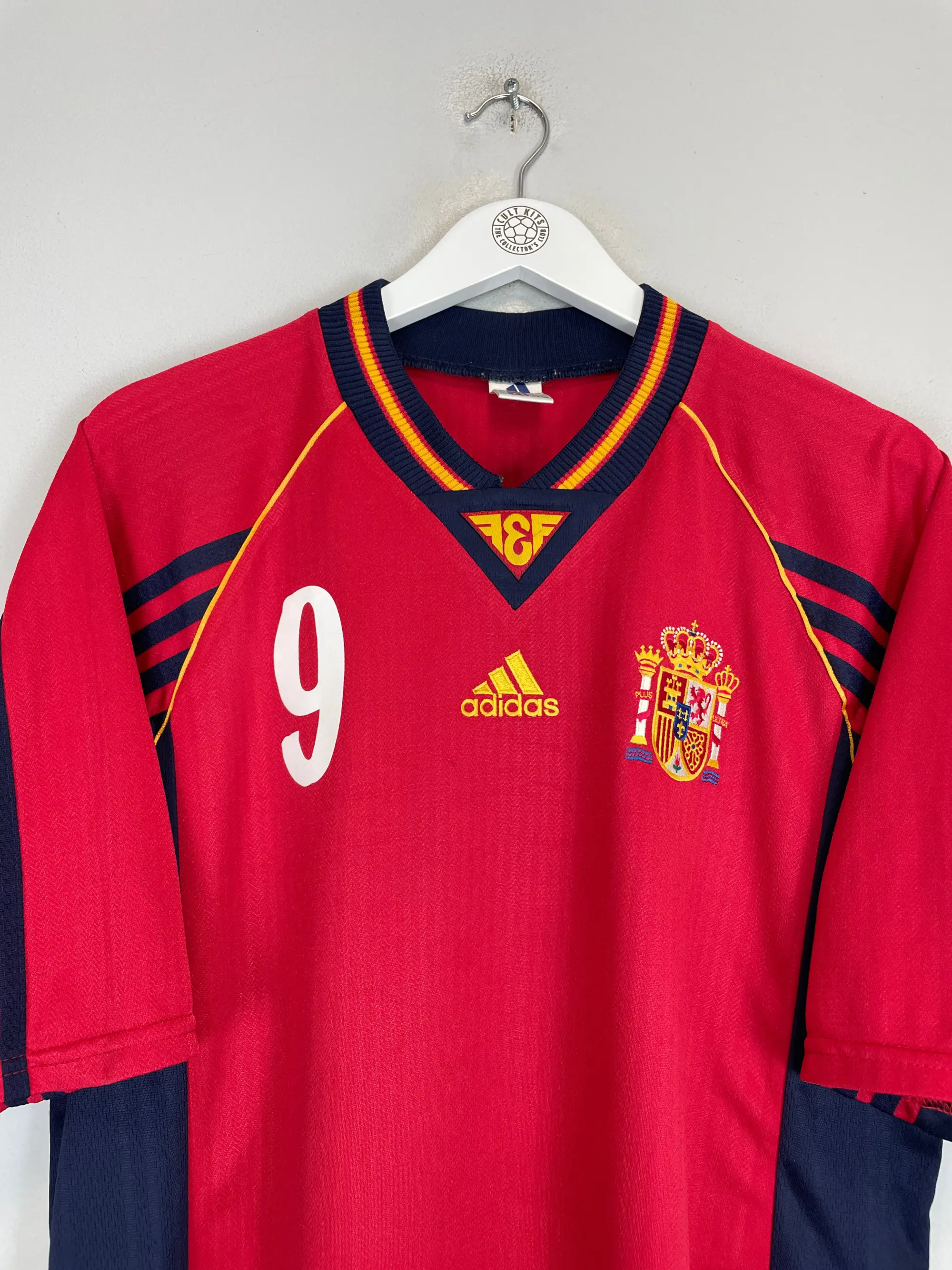 1998/99 SPAIN PIZZI #9 HOME SHIRT (L) ADIDAS | CULT KITS