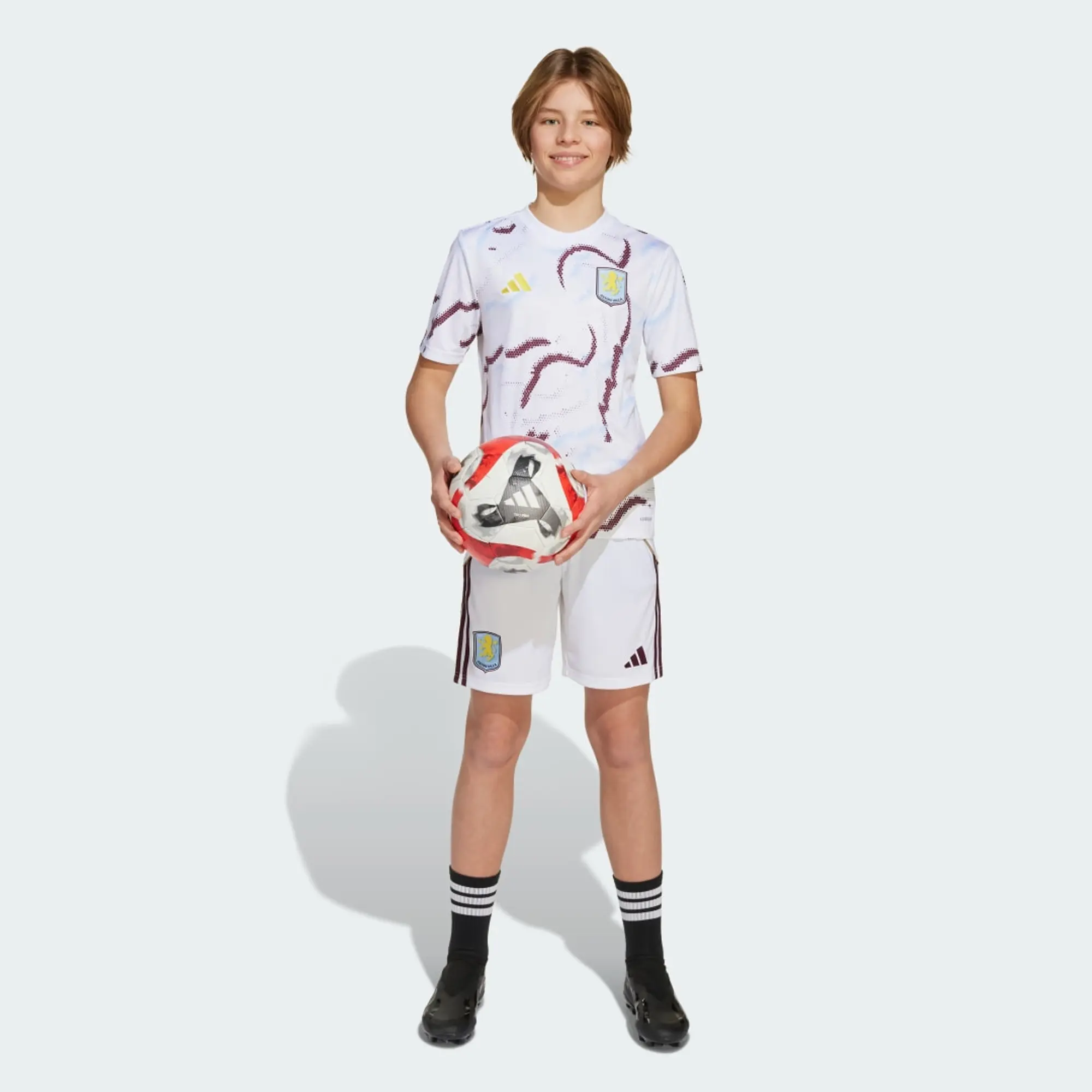 adidas Aston Villa FC 25/26 Pre-Match Jersey Kids