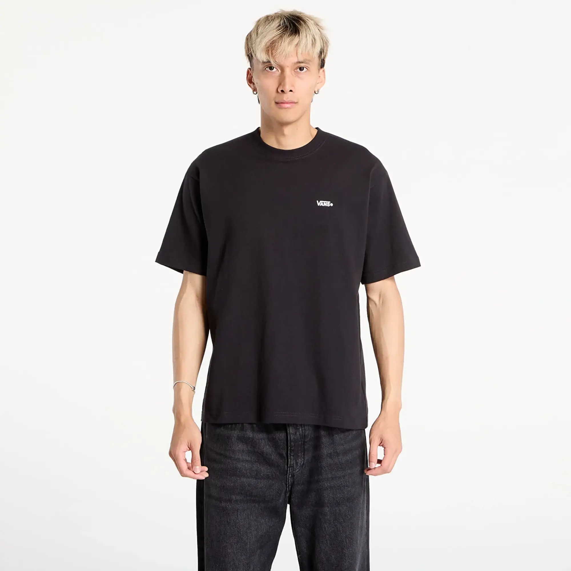 T-Shirt Vans Original Standards Stat Black/ White L