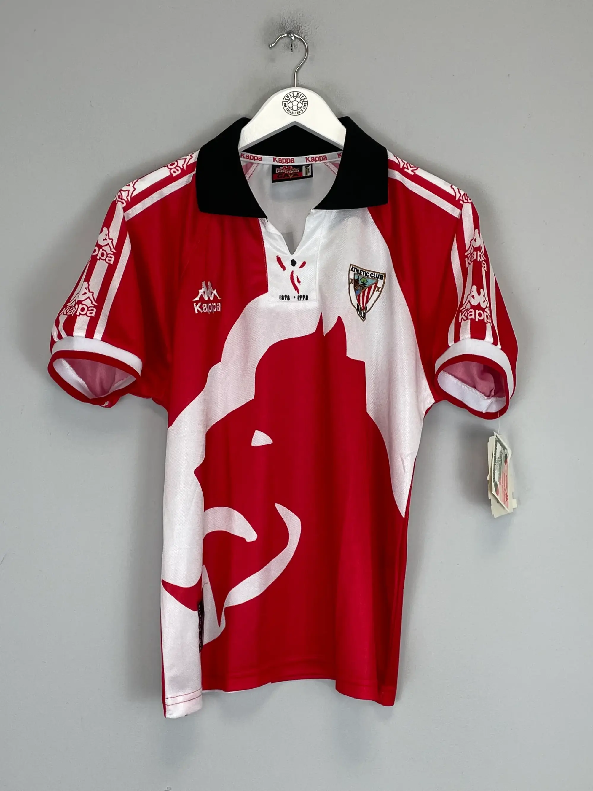 1997/98 ATHLETIC BILBAO J.GUERRERO #6 *BNWT* CENTENARY HOME SHIRT (S) KELME | CULT KITS