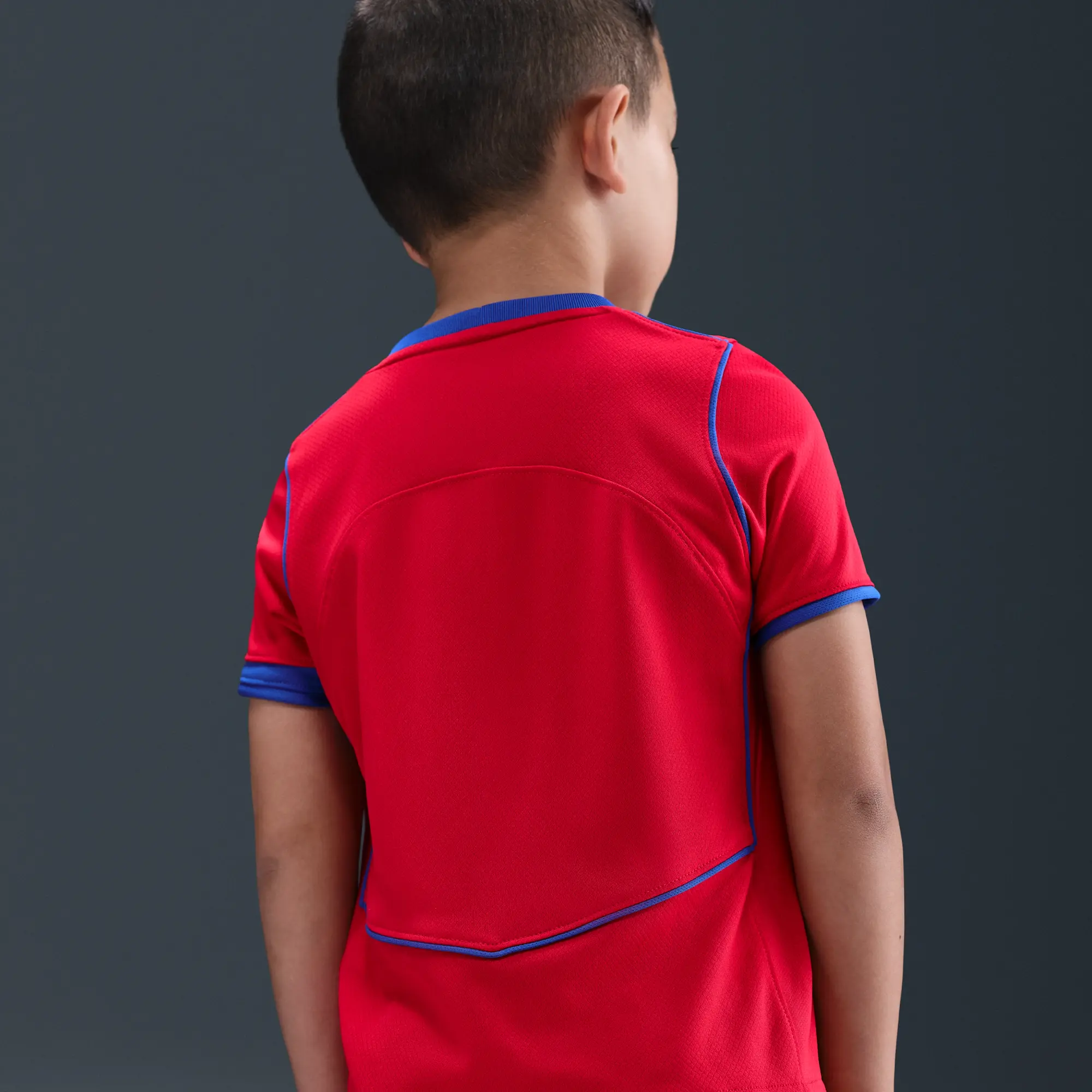 Paris Saint-Germain 2025/26 Stadium Third Younger Kids' Nike Dri-FIT Total 90 Football 3-Piece Kit - Red - Polyester
