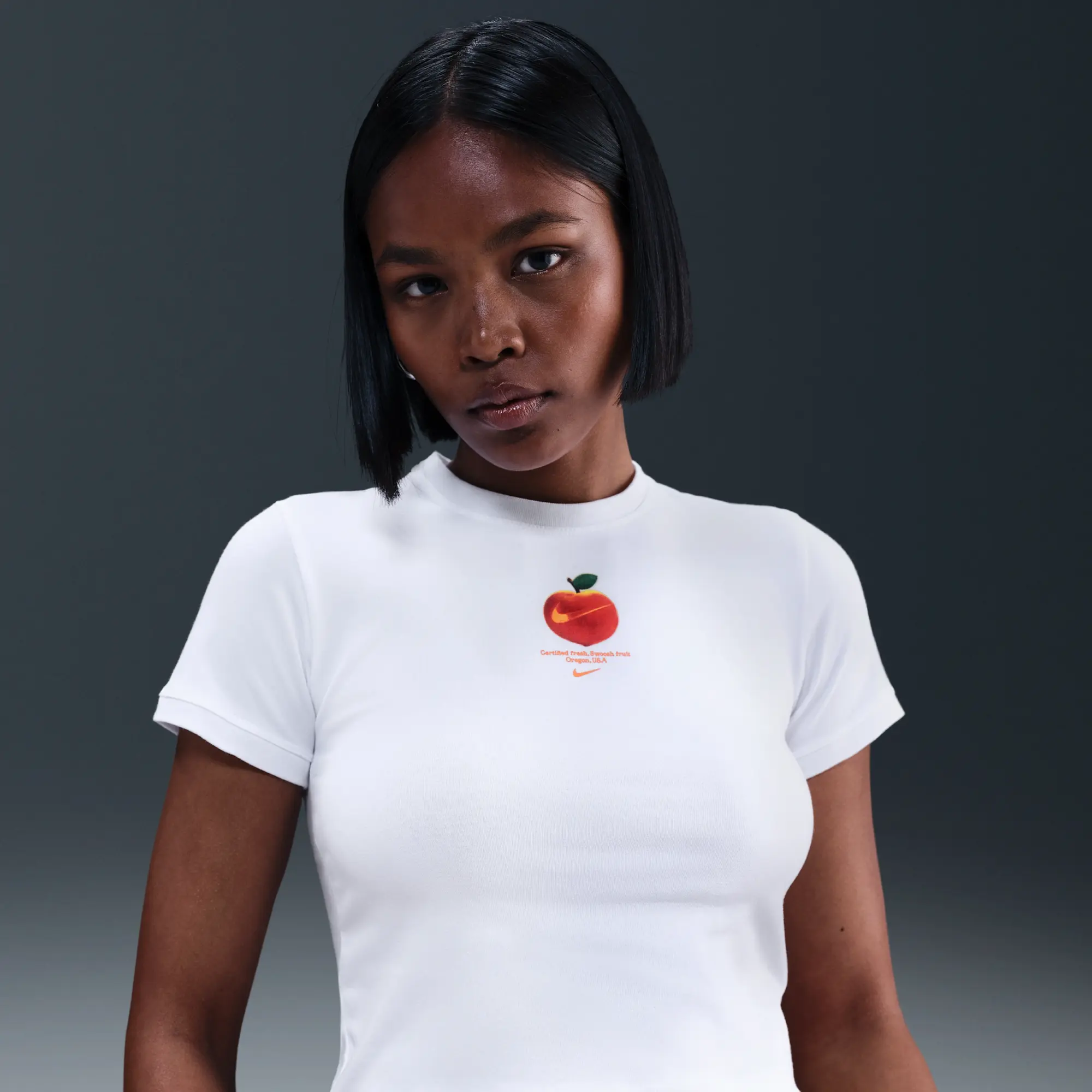 Nike Sportswear Women's T-Shirt - White - Cotton/Polyester/Elastane