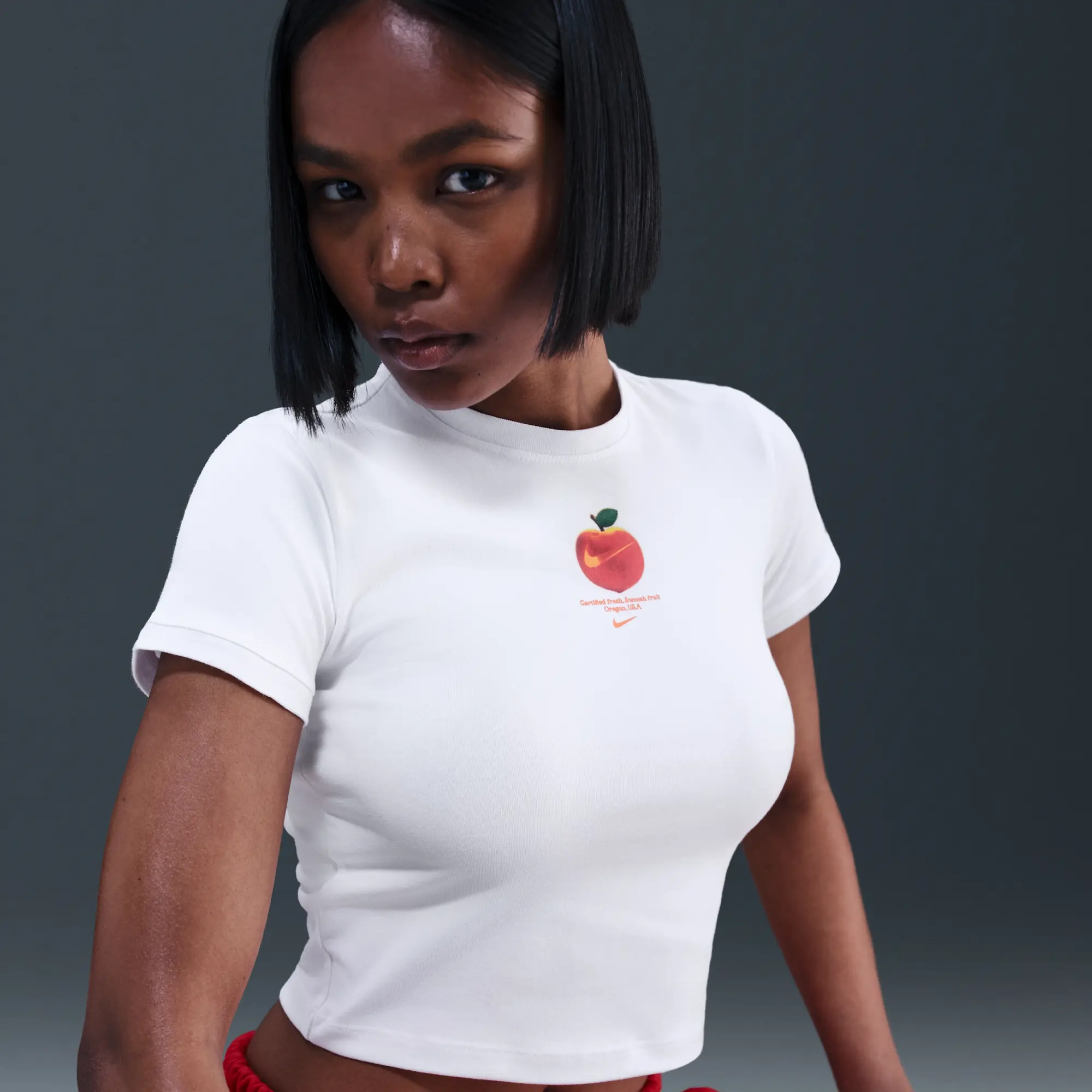 Nike Sportswear Women's T-Shirt - White - Cotton/Polyester/Elastane
