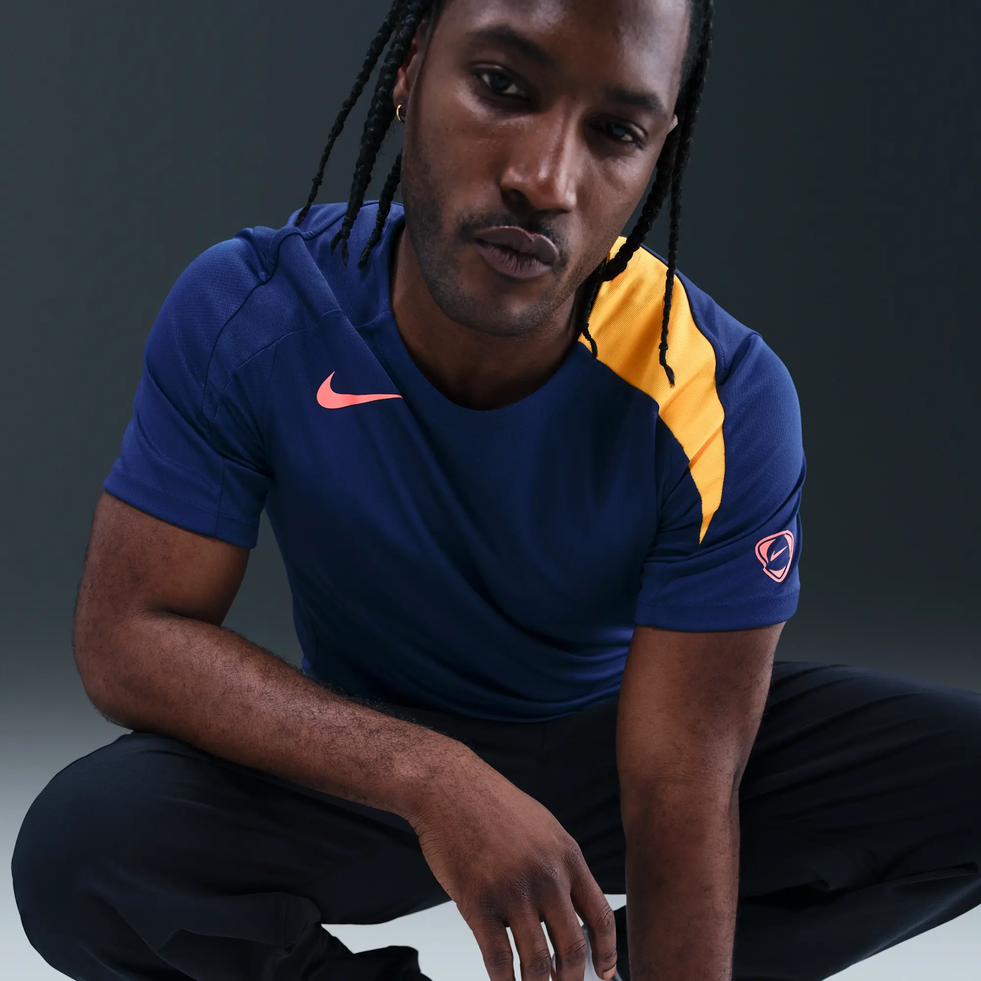 Nike Strike Men's Dri-FIT Football Shirt - Blue - Polyester