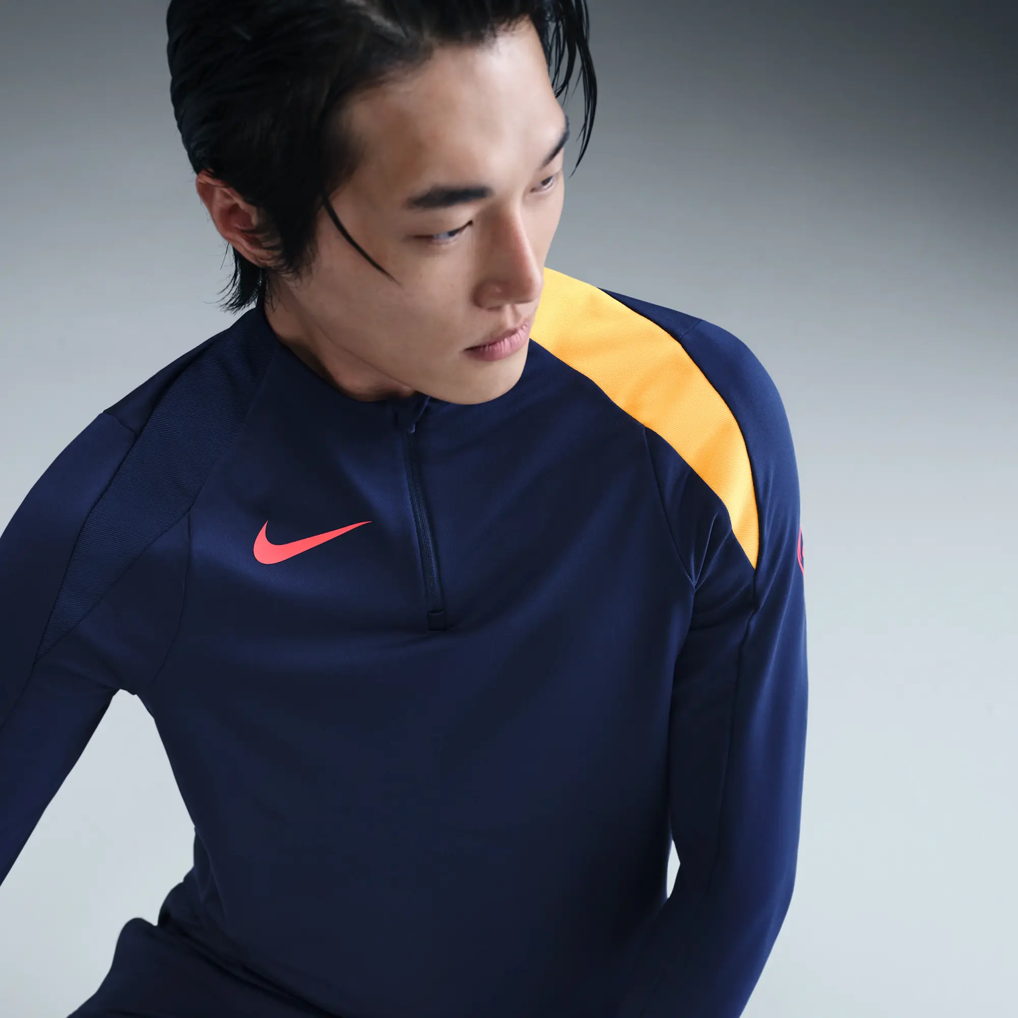 Nike Strike Men's Dri-FIT Football Drill Top - Blue - Polyester/Elastane