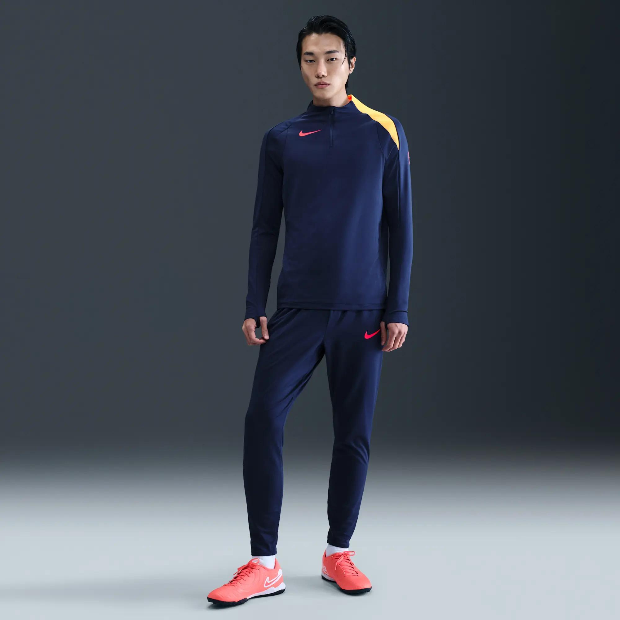 Nike Strike Men's Dri-FIT Football Drill Top - Blue - Polyester/Elastane