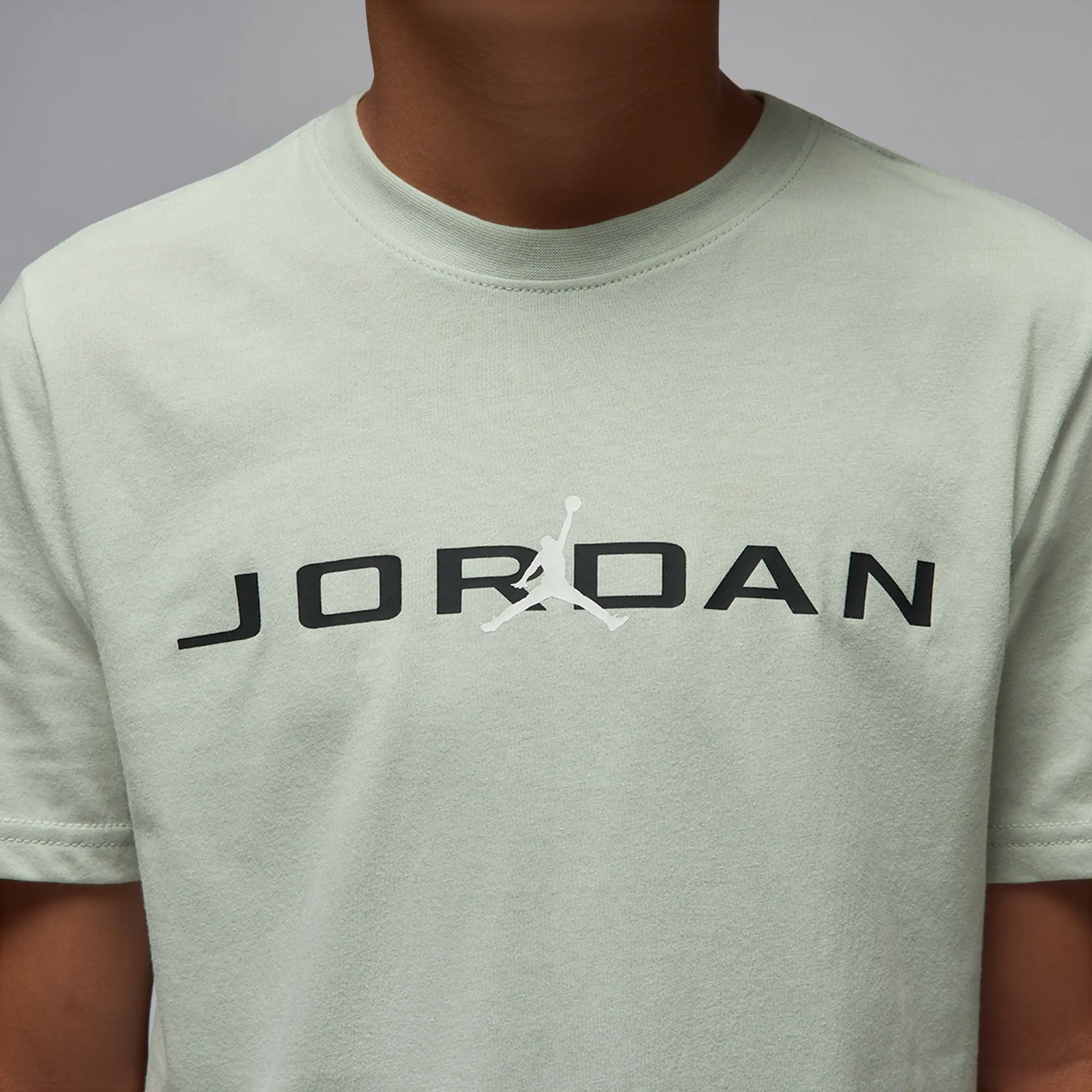 Nike Jordan Older Kids' Air Stretch T-Shirt - Grey - Cotton