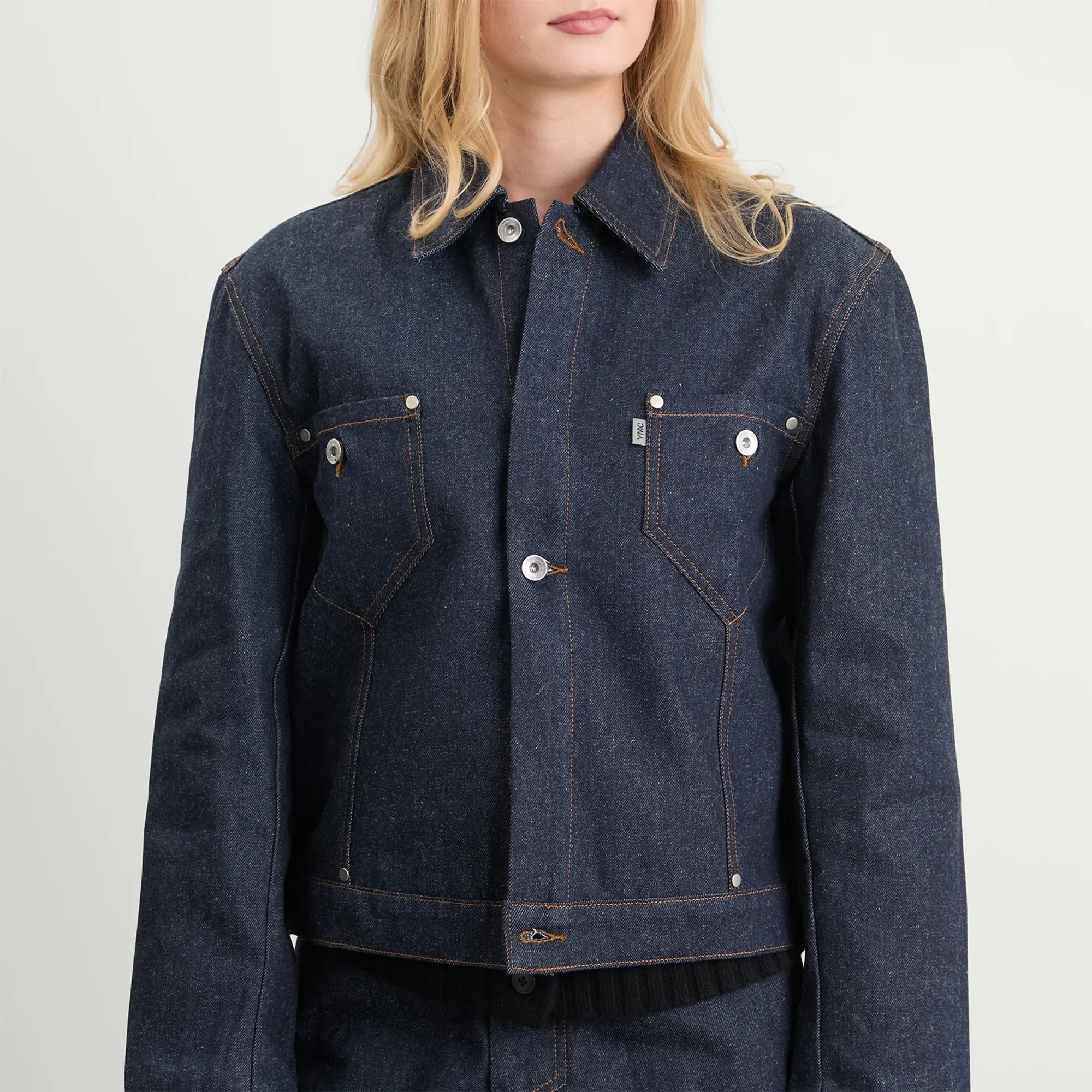 YMC Women's Loft Jacket Indigo