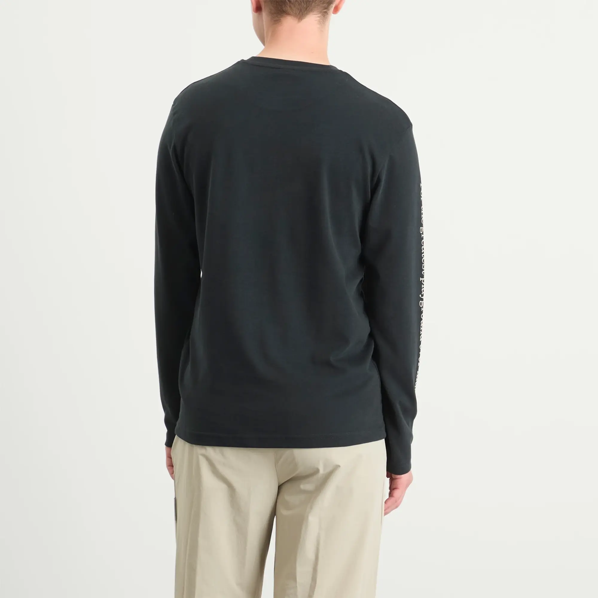 Haglöfs Men's Long Sleeve Brand T-Shirt True Black