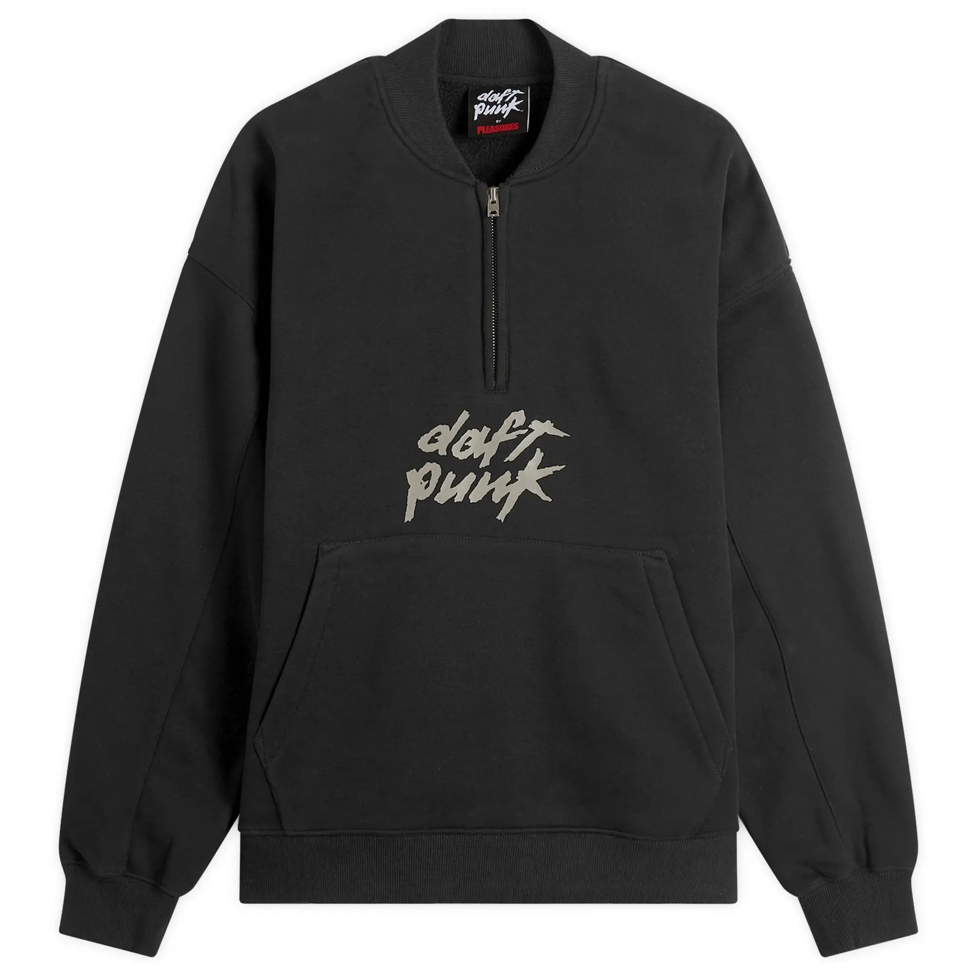 Pleasures Men's Primetime Quarter Zip Black
