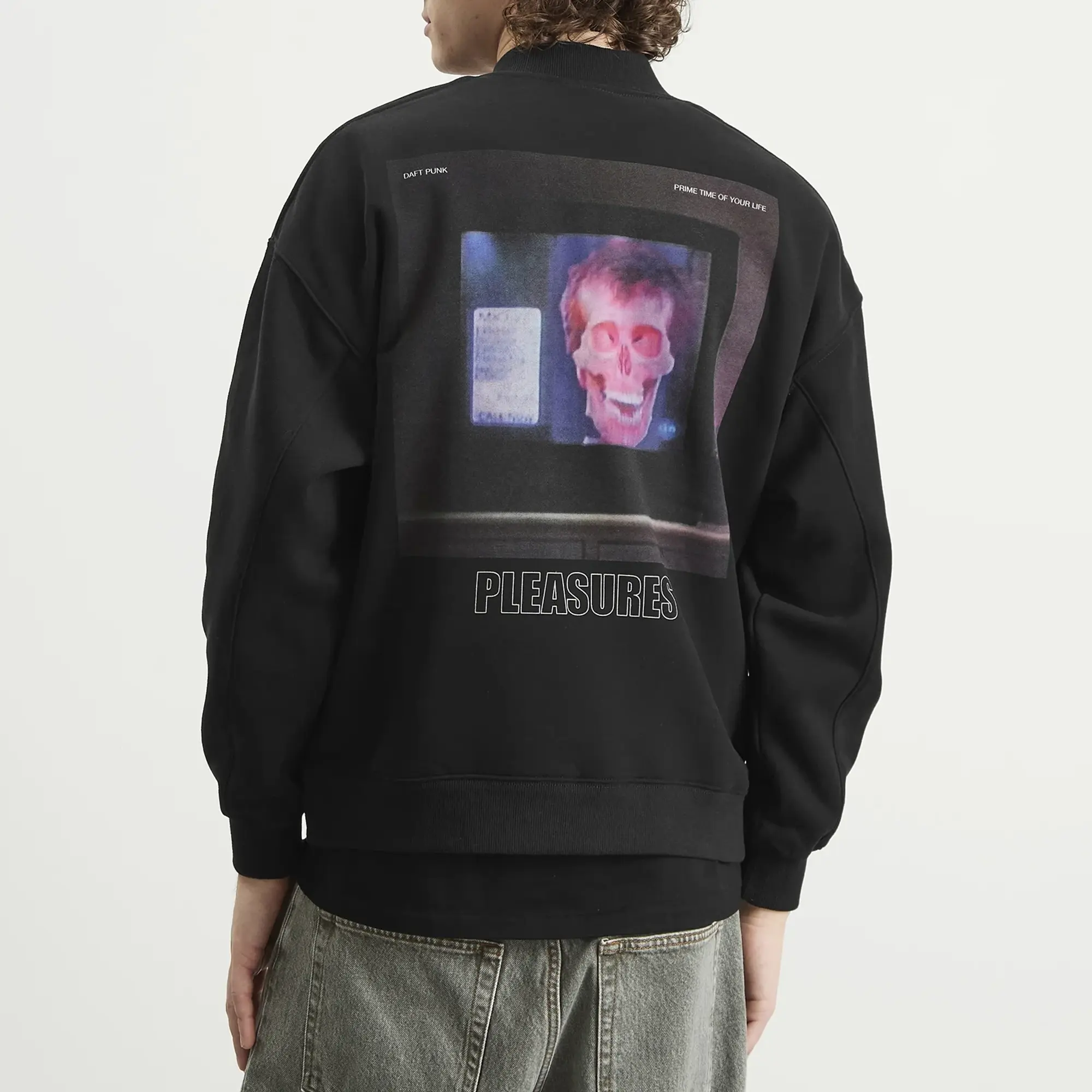 Pleasures Men's Primetime Quarter Zip Black