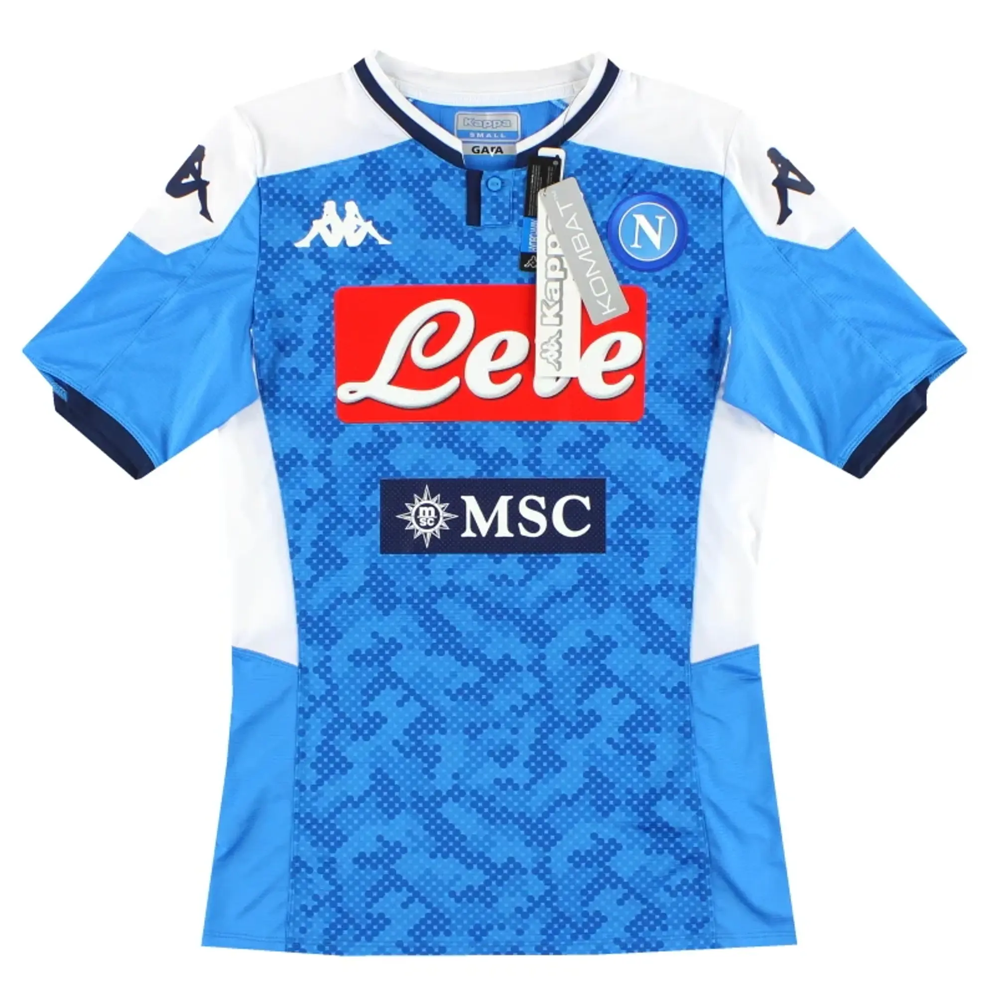 2019-20 Napoli Kappa Kombat Pro Home Shirt *w/tags* S - Napoli / w/tags 