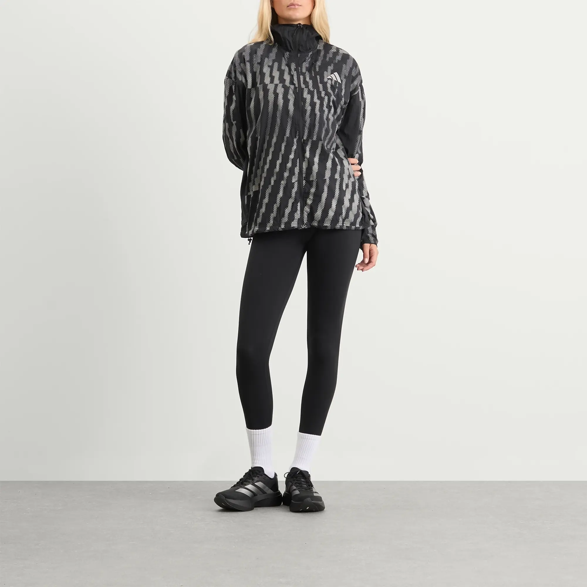 adidas Adi365 High Visible Running Jacket Men - Black, Silver