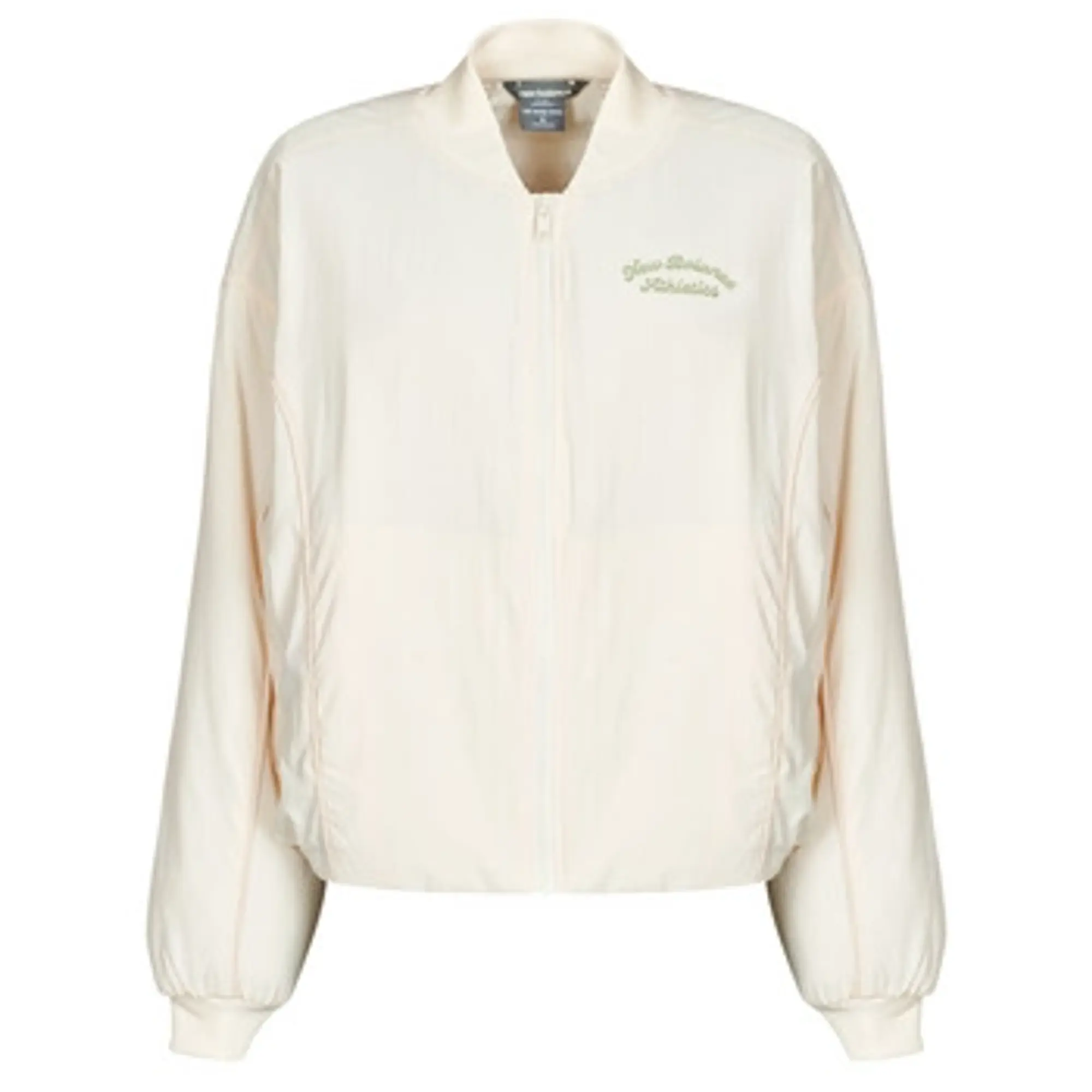 New Balance  LINEAR HERITAGE WOVEN BOMBER JACKET  women's Jacket in Beige