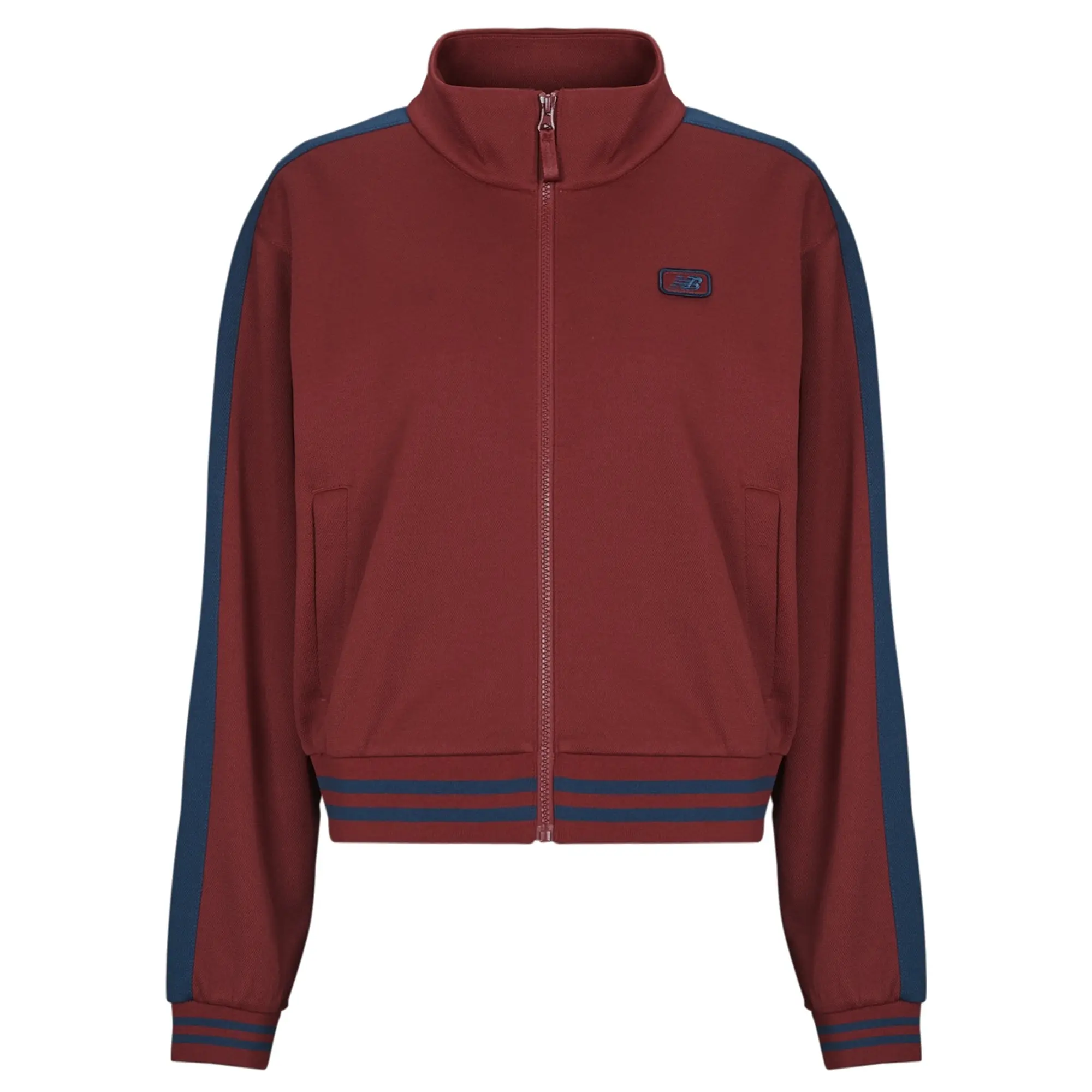 New Balance  POST SEASON PIQUE TRACK JACKET  women's Tracksuit jacket in Bordeaux