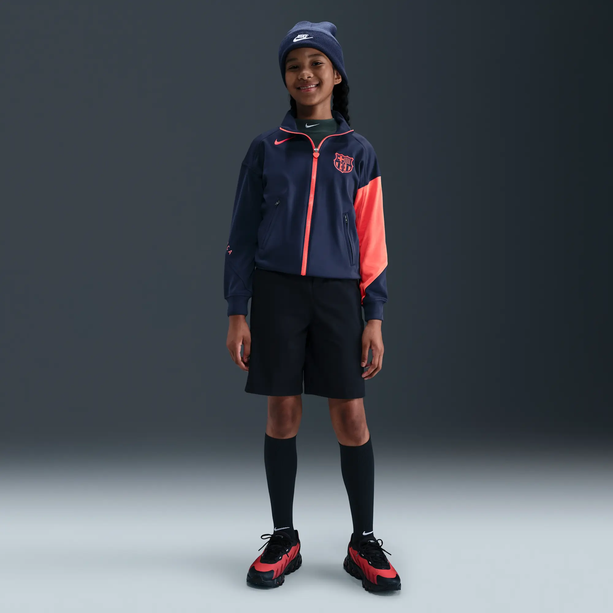 F.C. Barcelona Academy Pro Third Nike Dri-FIT Total 90 Football Anthem Jacket - Blue - Sustainable Materials
