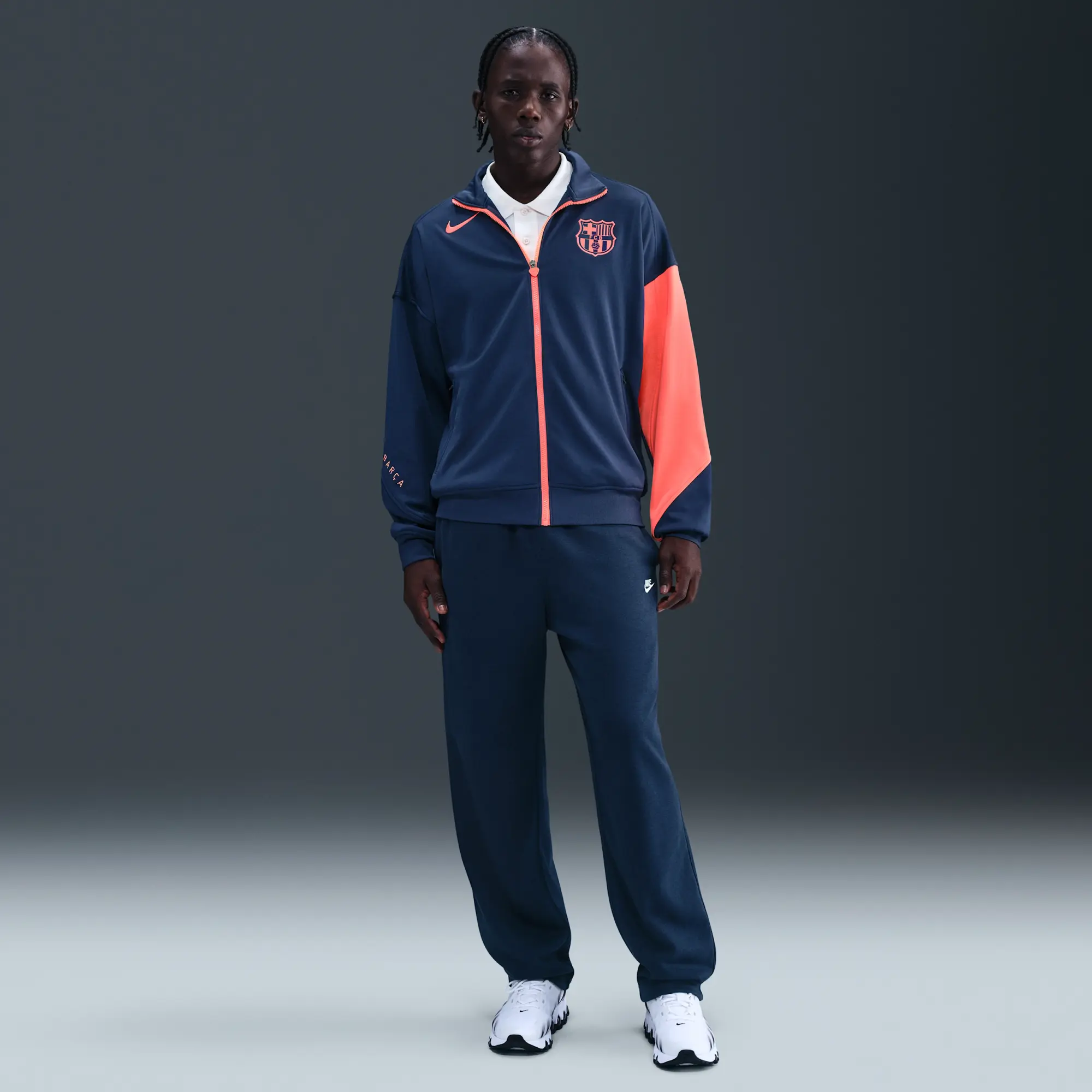 F.C. Barcelona Academy Pro Third Nike Dri-FIT Total 90 Football Anthem Jacket - Blue - Sustainable Materials