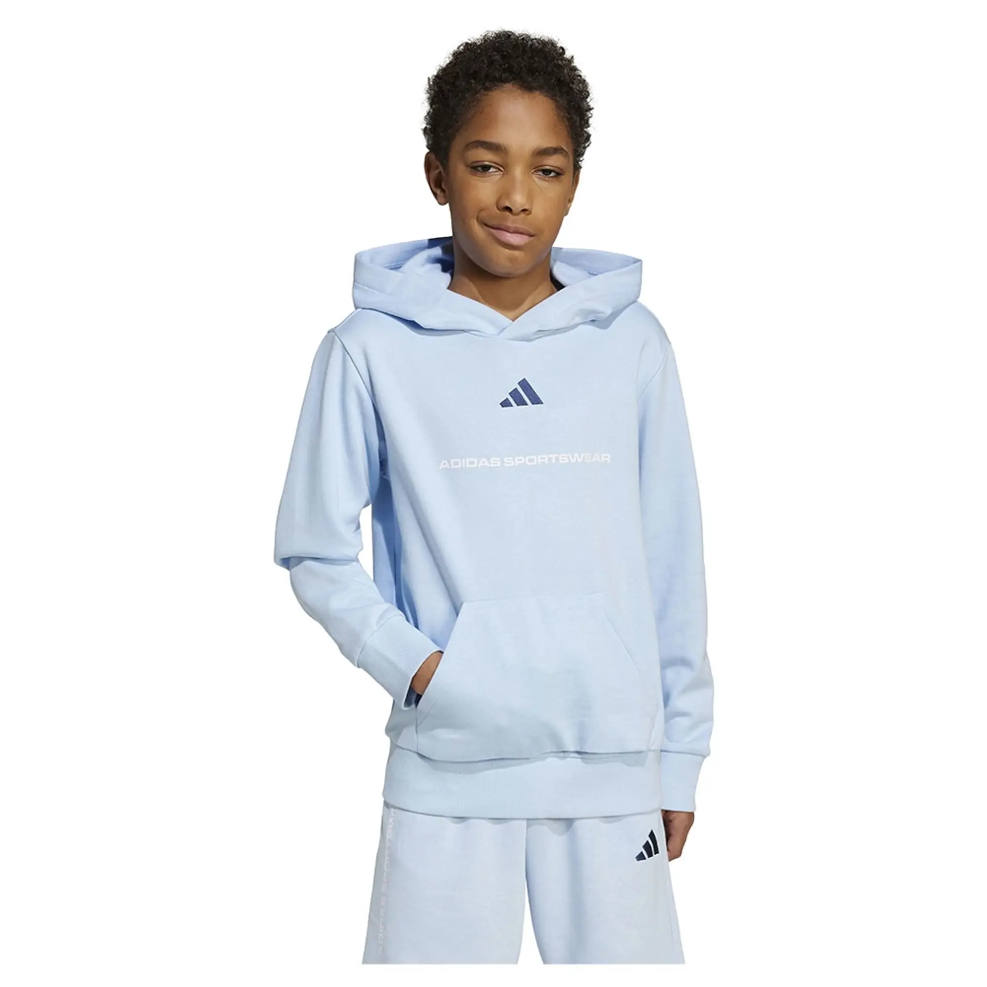 Adidas Slogan Fleece Hoodie