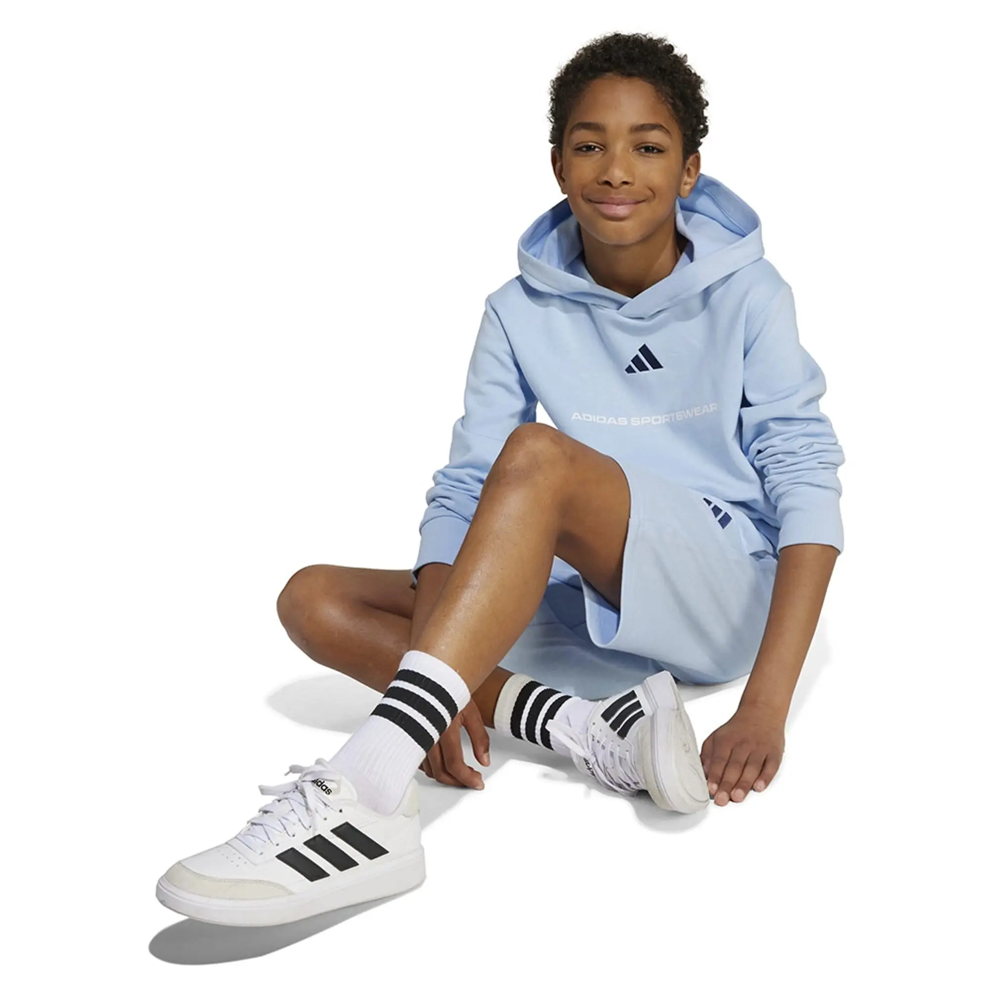 Adidas Slogan Fleece Hoodie