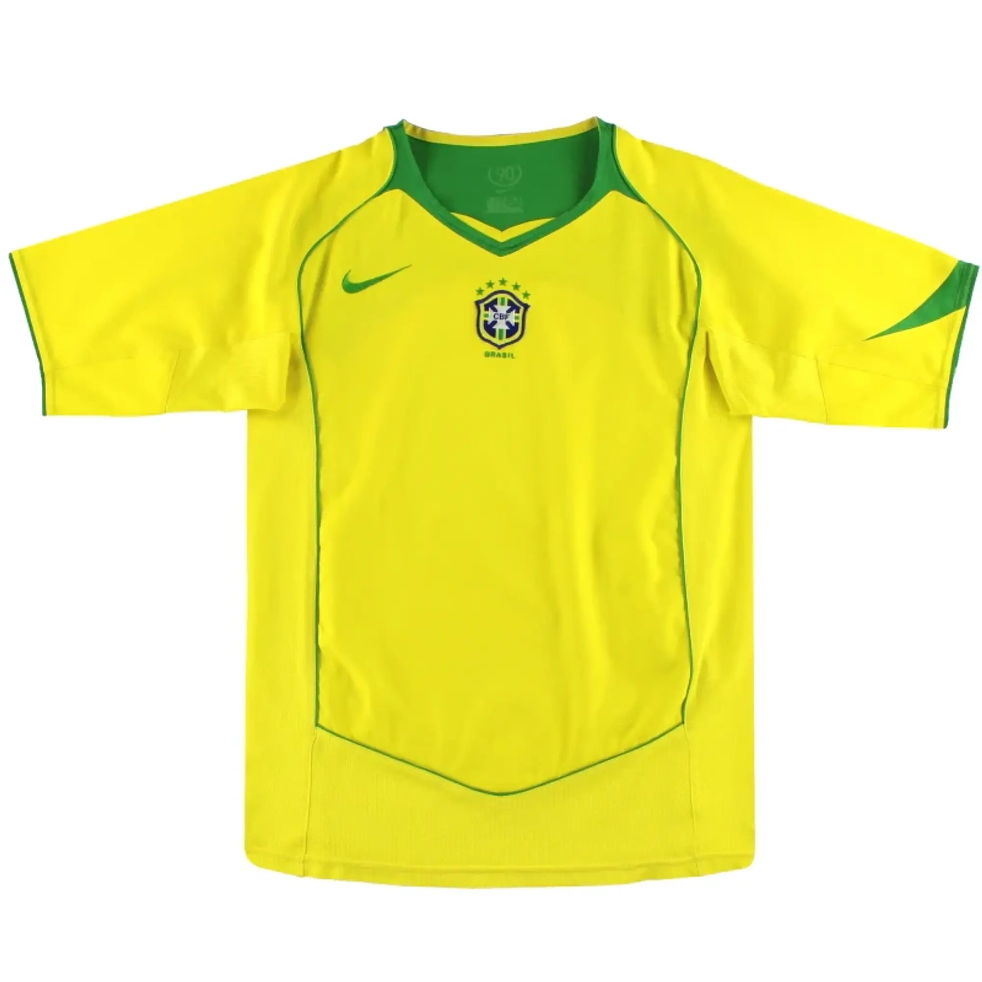 2004-06 Brazil Nike Home Shirt L - Brazil / Excellent 