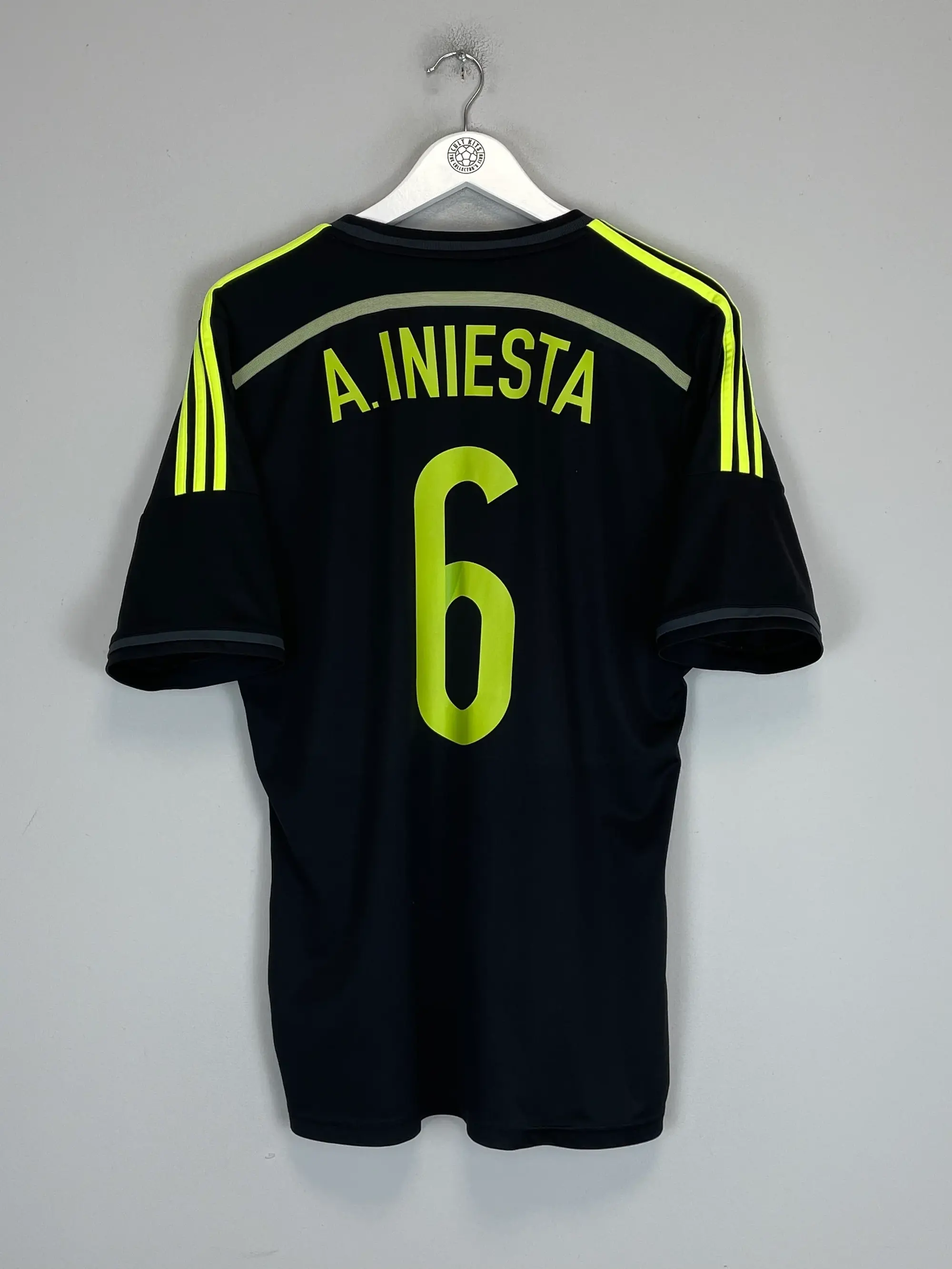 2013/15 SPAIN INIESTA #6 AWAY SHIRT (L) ADIDAS | CULT KITS