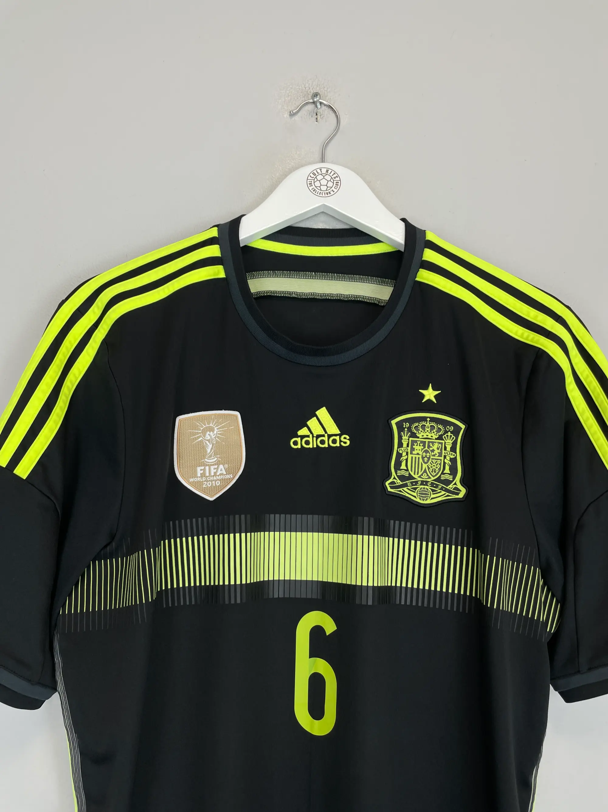 2013/15 SPAIN INIESTA #6 AWAY SHIRT (L) ADIDAS | CULT KITS