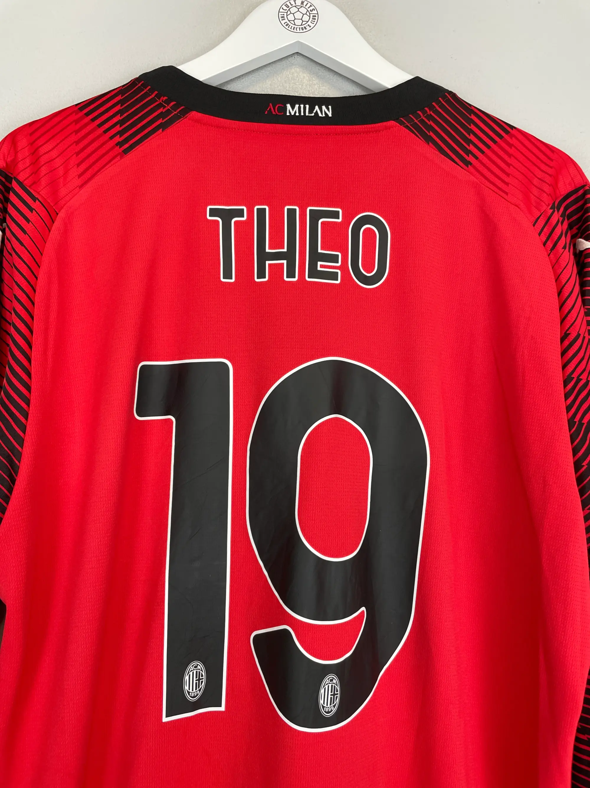 2023/24 AC MILAN THEO #19 L/S HOME SHIRT (XL) PUMA | CULT KITS