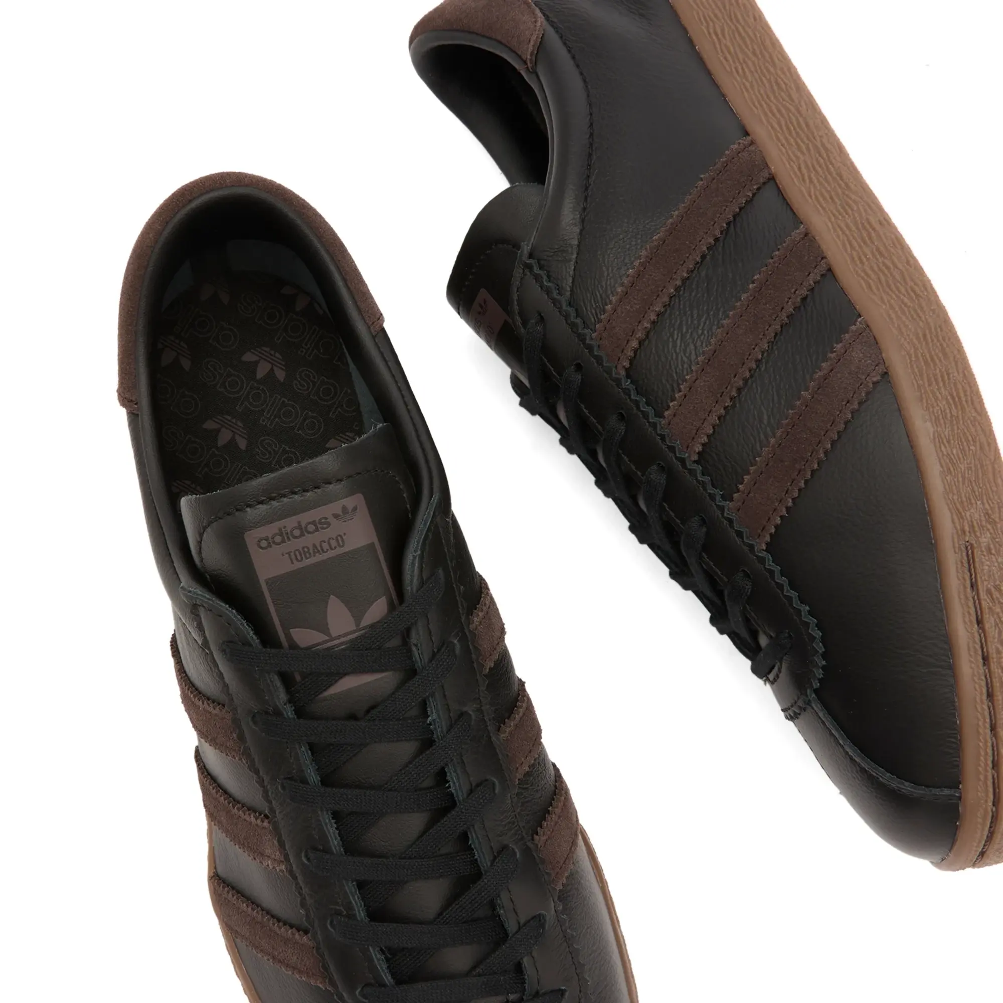 Adidas Men's Tobacco Sneaker Core Black/Dark Brown/Gum5