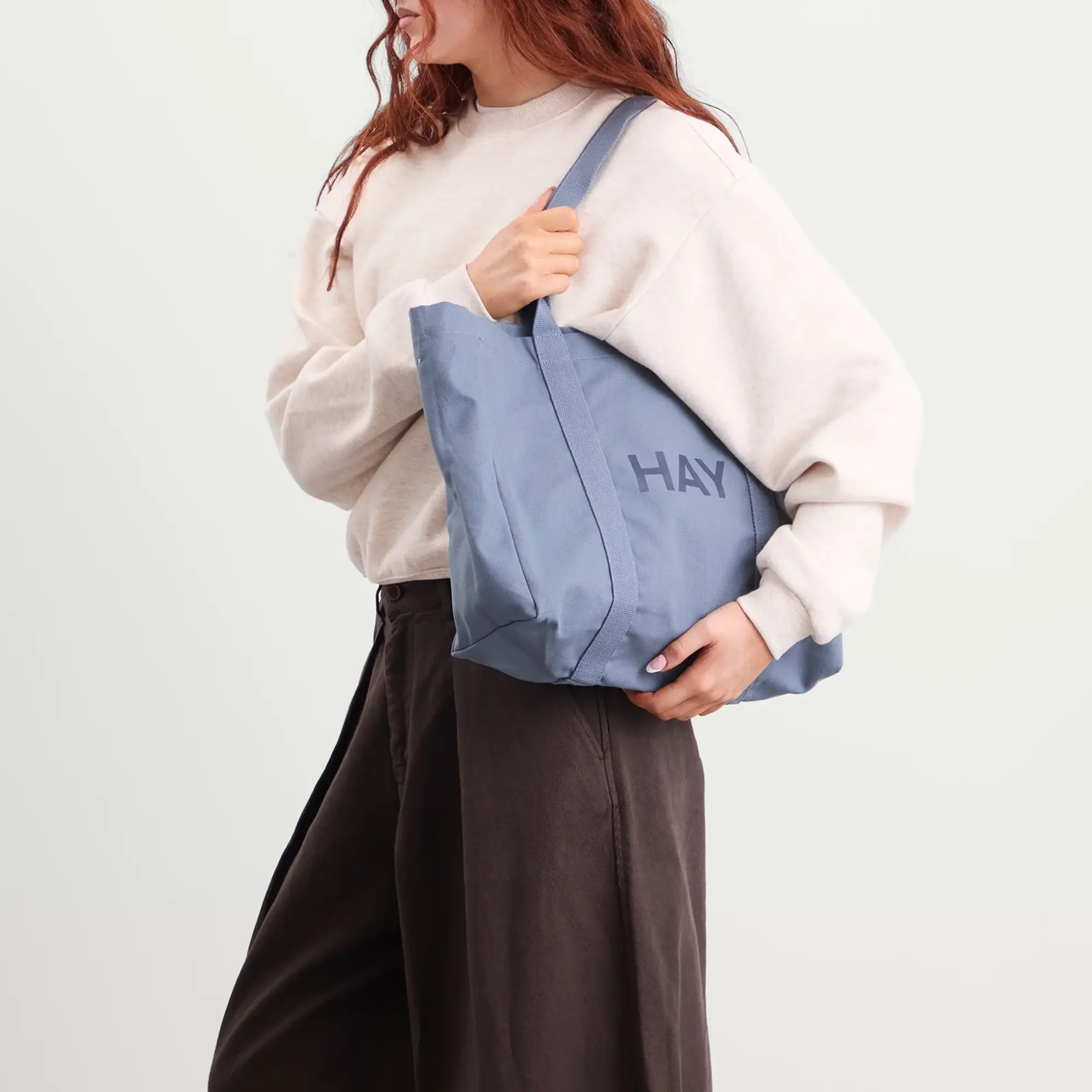 HAY Shopper Bag Steel Blue