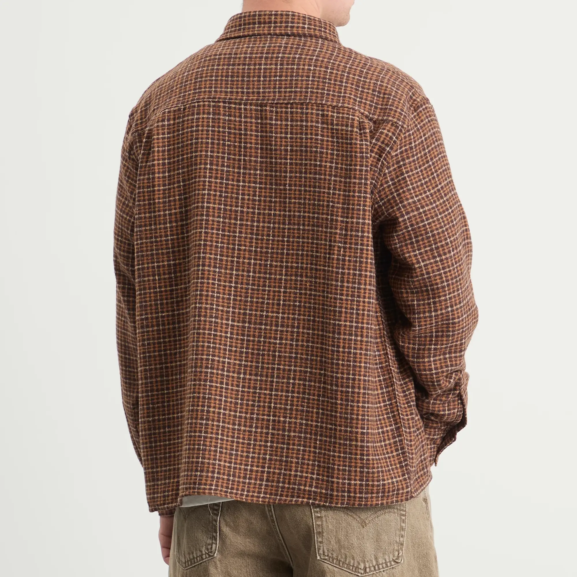 Heresy Men's Deft Shirt Orange Check