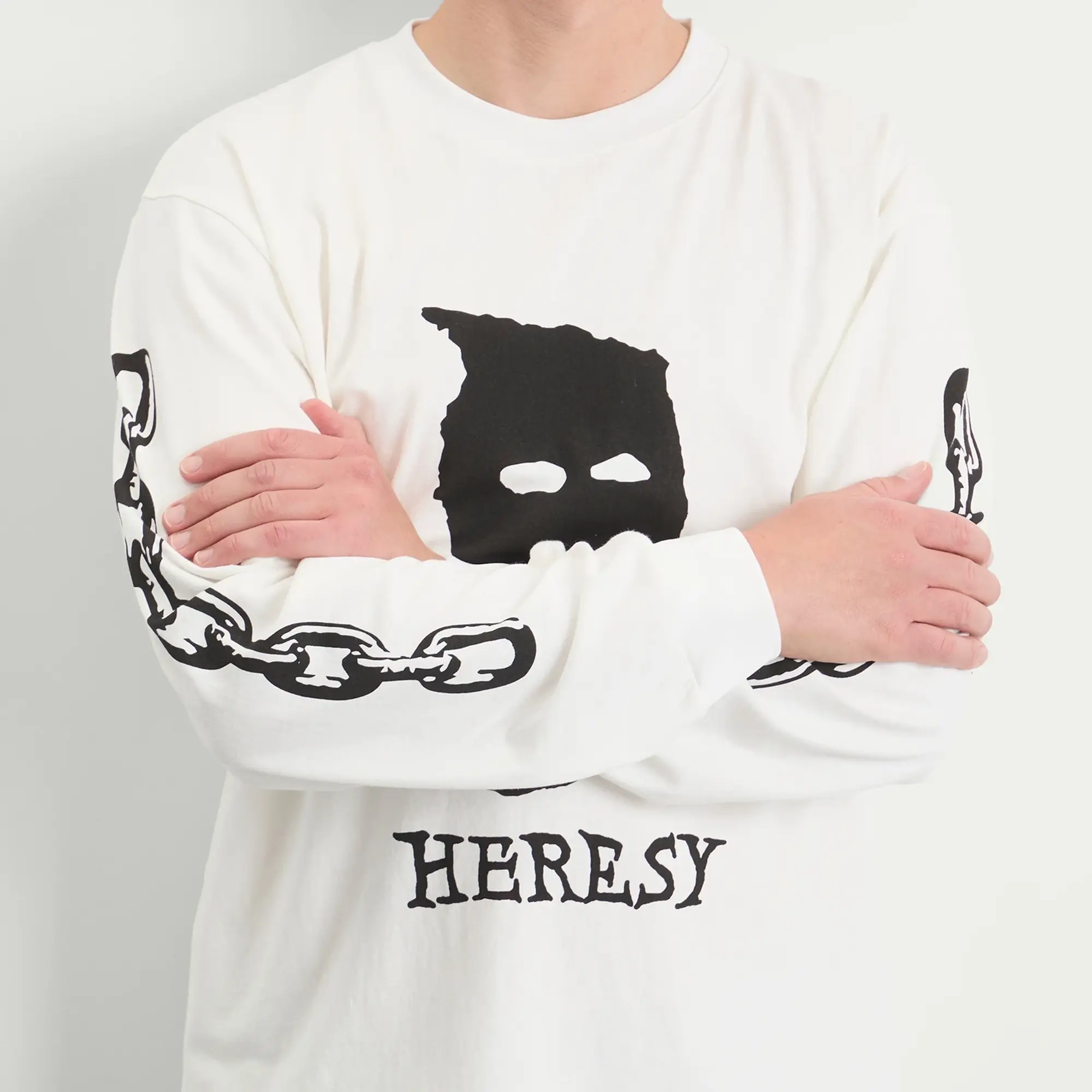 Heresy Men's Cultist Long Sleeve T-Shirt Ecru