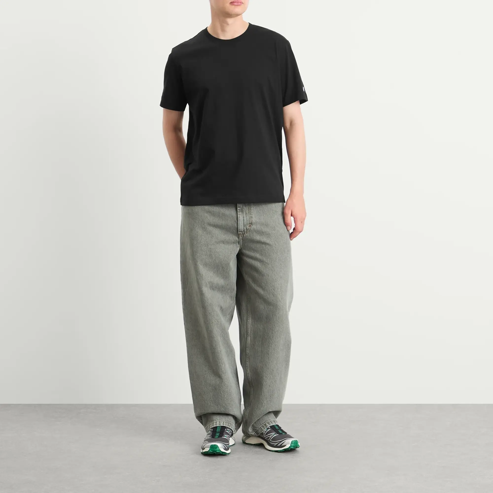 Champion Men's Reverse Weave Loose Fit T-Shirt Black