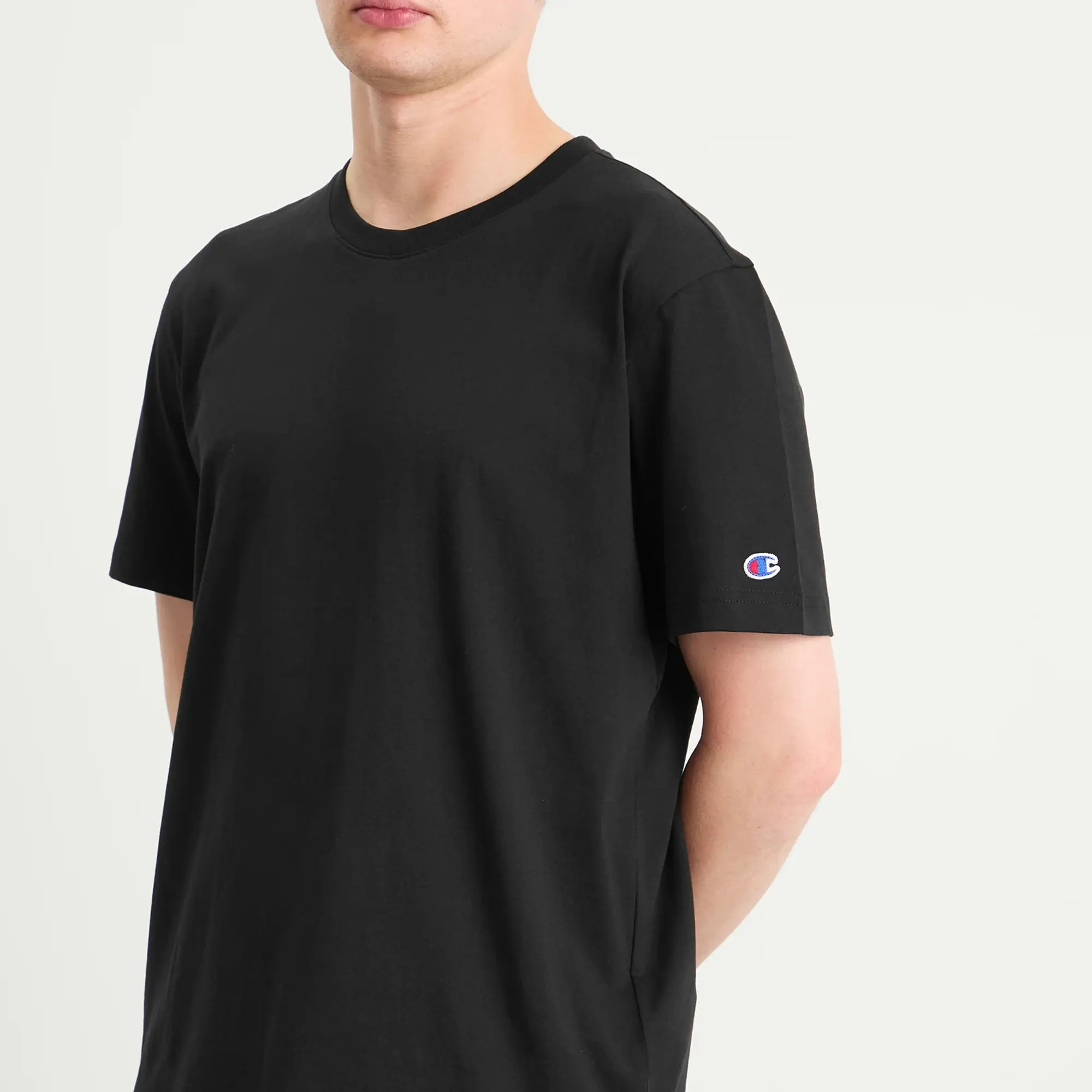 Champion Men's Reverse Weave Loose Fit T-Shirt Black