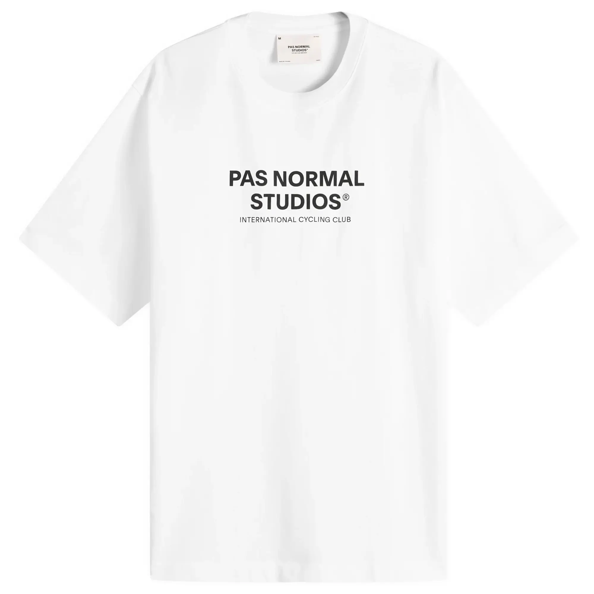 Pas Normal Studios Men's Off-Race Logo T-Shirt White
