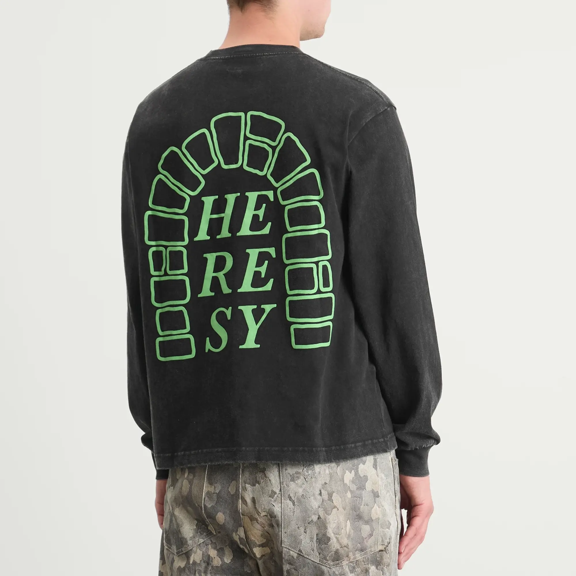 Heresy Men's Arch Long Sleeve T-Shirt Ash