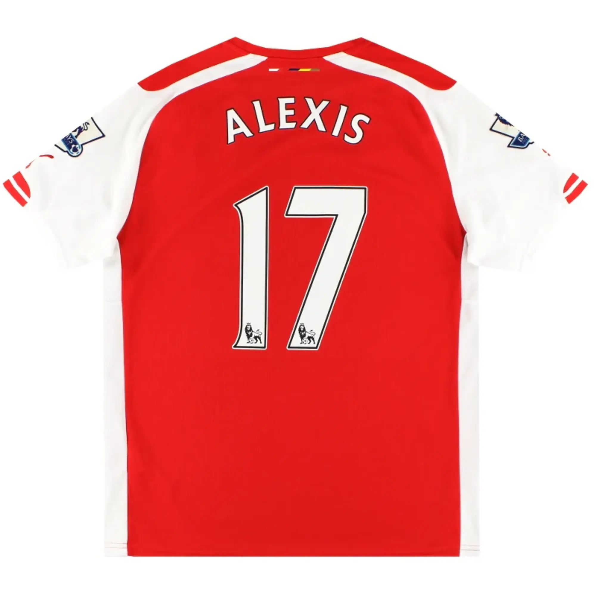 2014-15 Arsenal Puma Home Shirt Alexis #17 XL - Arsenal / Excellent 